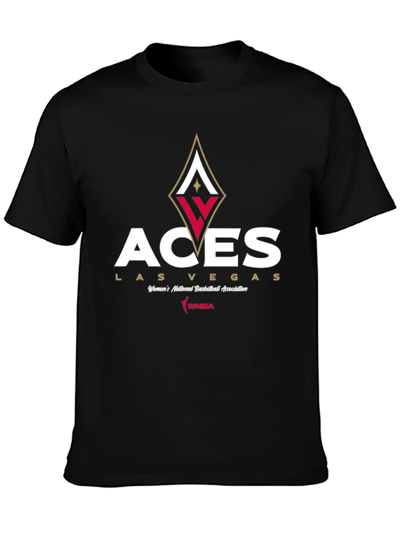 Las Vegas Aces WNBA Black T-Shirt