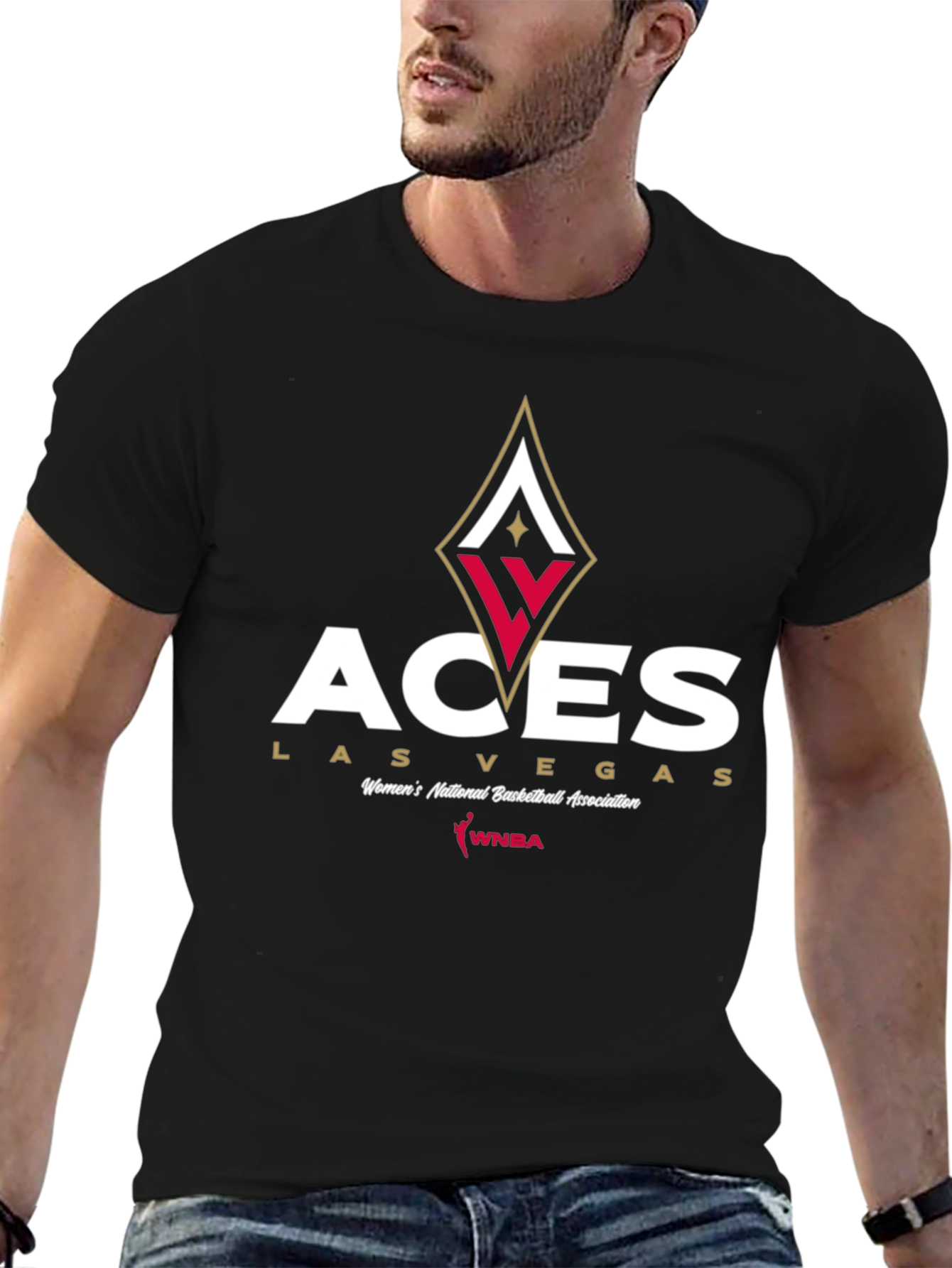 Las Vegas Aces WNBA Black T-Shirt