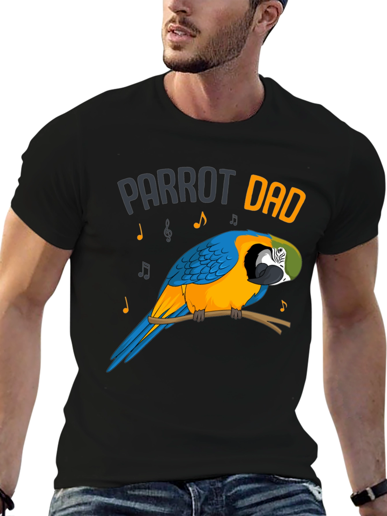 Parrot Dad T-Shirt - Bird Lover Gift