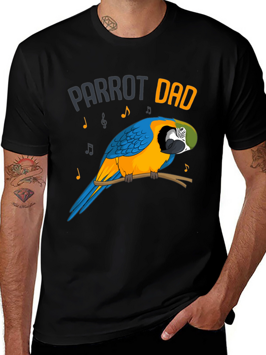 Parrot Dad T-Shirt - Bird Lover Gift