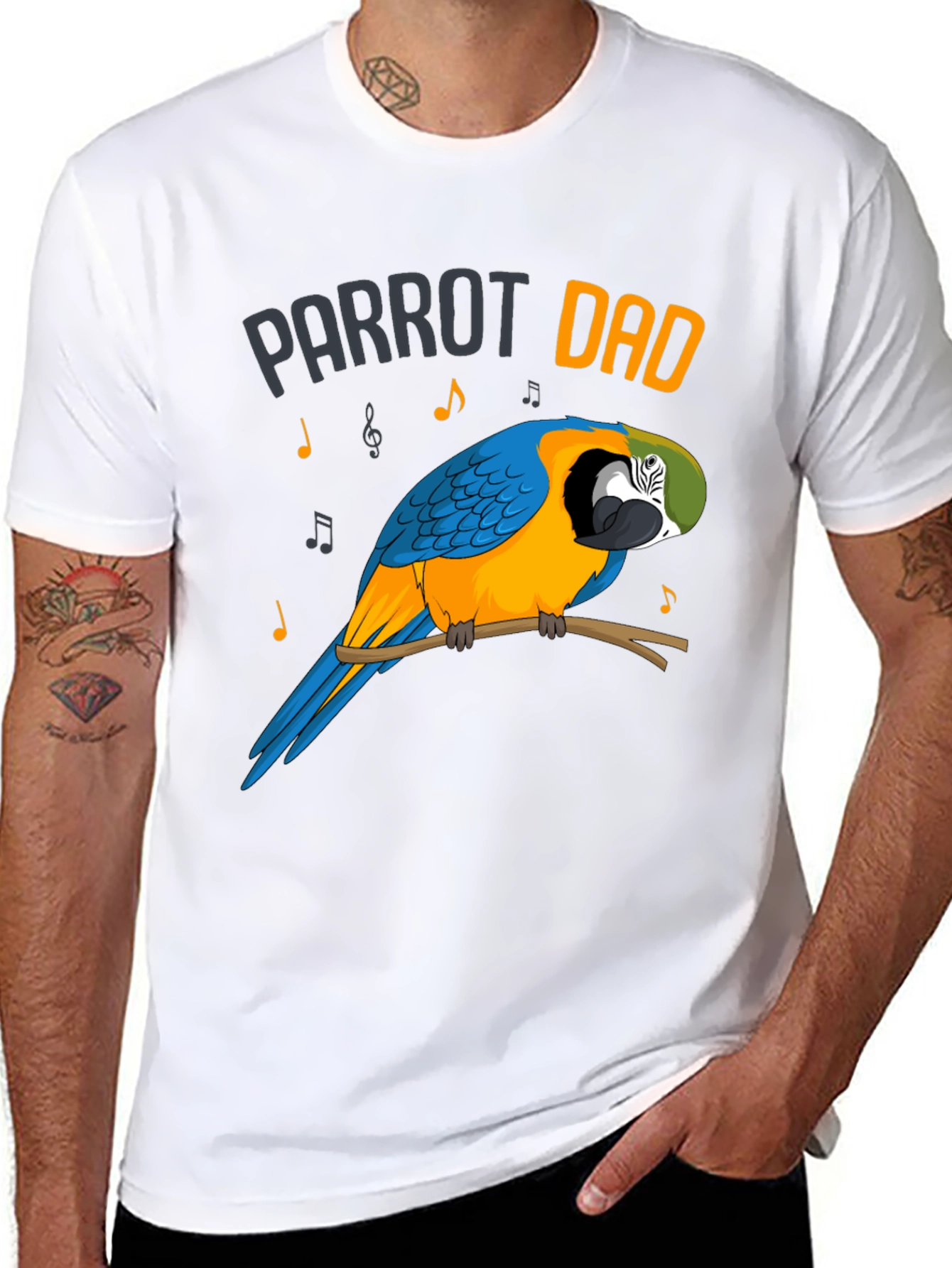 Parrot Dad T-Shirt - Bird Lover Gift