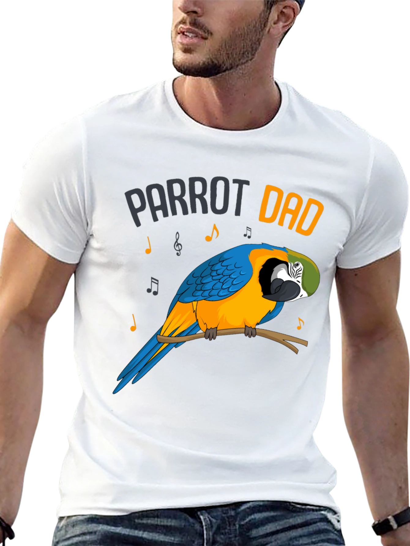 Parrot Dad T-Shirt - Bird Lover Gift