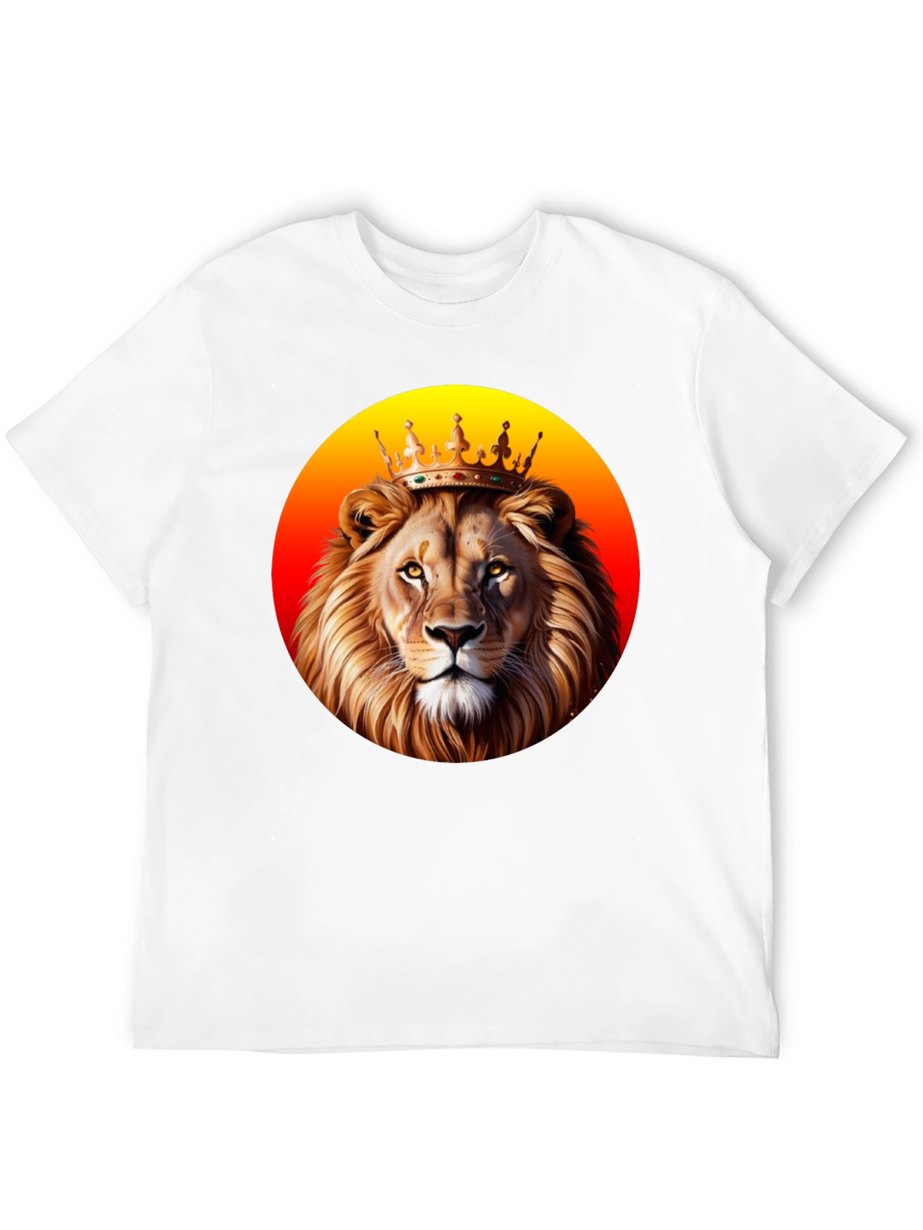 King Lion Graphic T-Shirt - Black