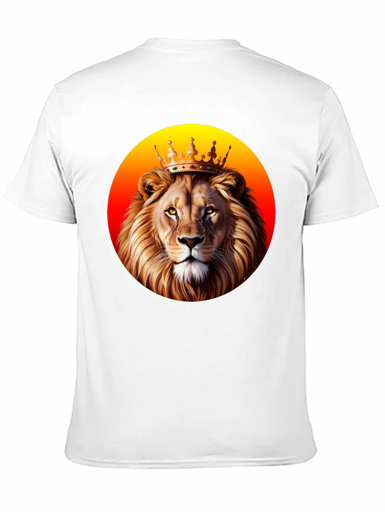 King Lion Graphic T-Shirt - Black