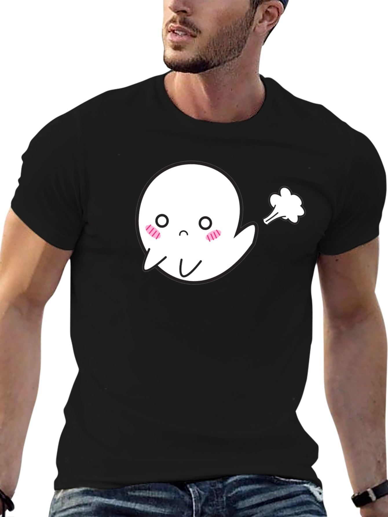 Funny Farting Ghost T-Shirt - Halloween Tee