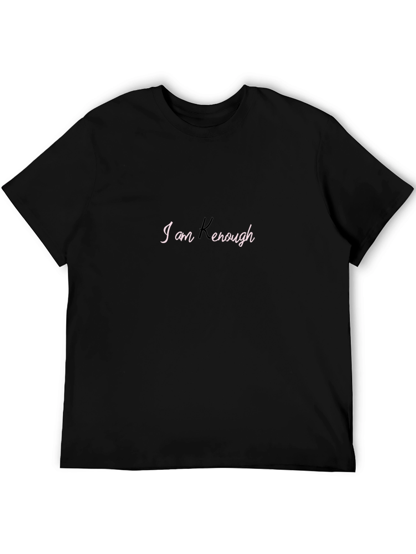 I am Enough Black Graphic Tee - Motivational