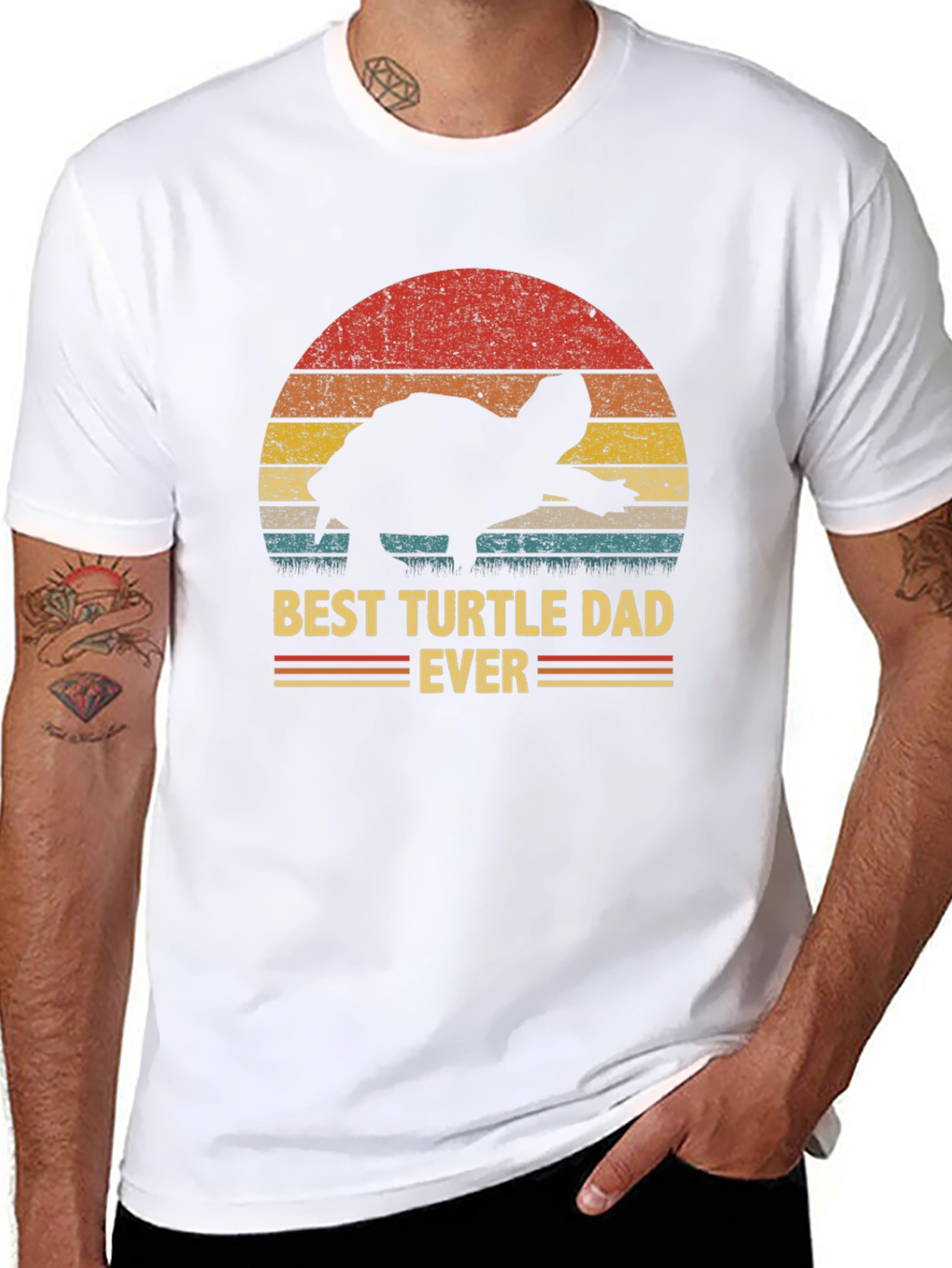 Best Turtle Dad Ever Graphic Tee