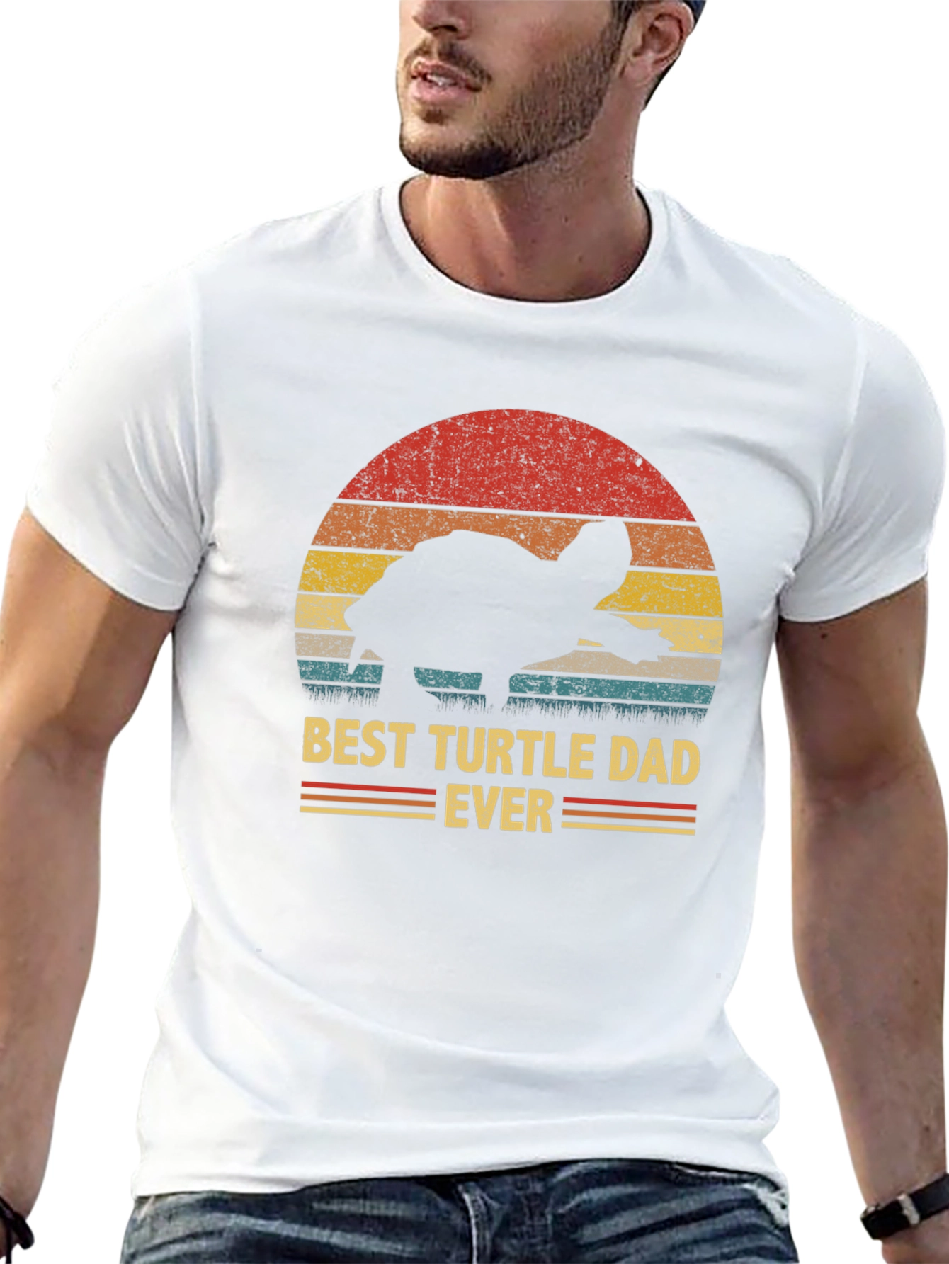 Best Turtle Dad Ever Graphic Tee