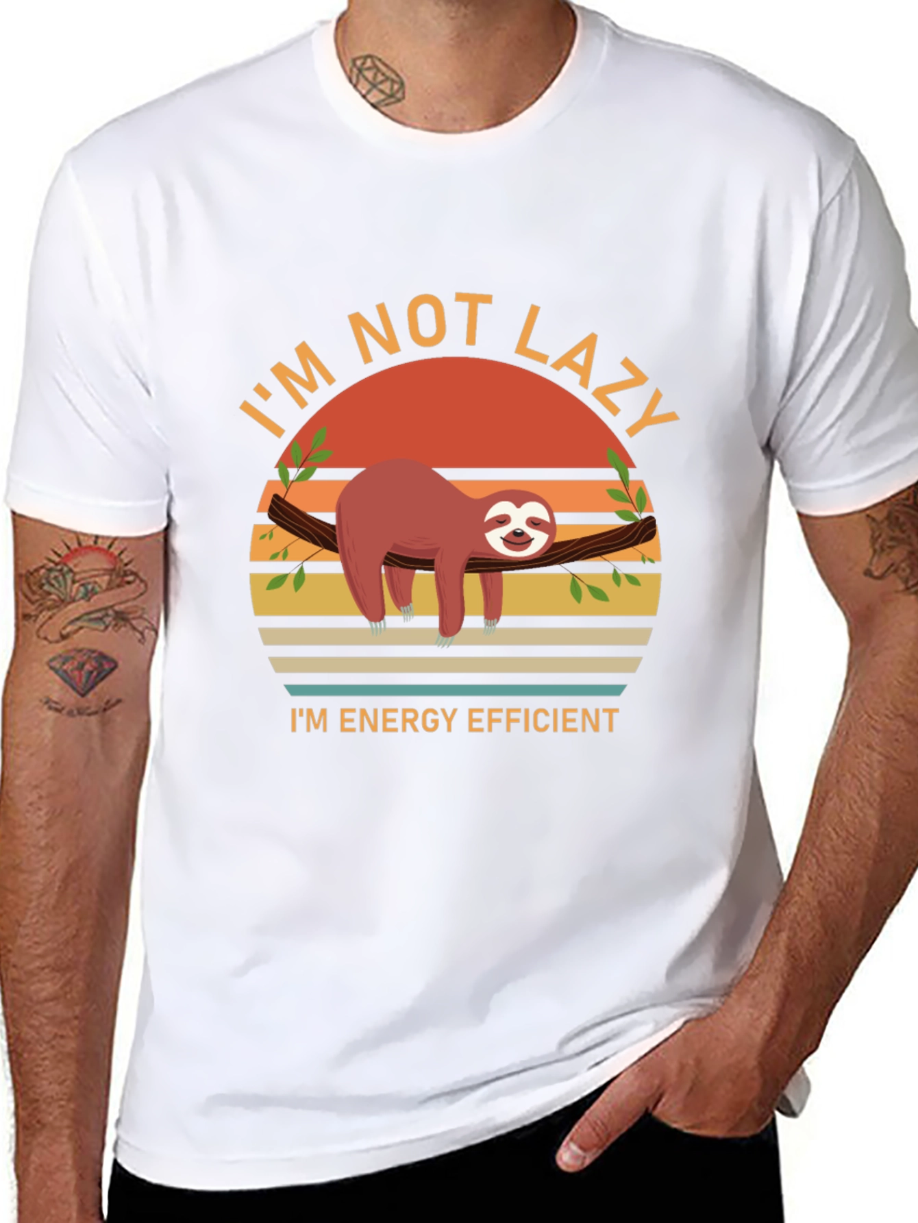 Sloth Energy Efficient Graphic Tee