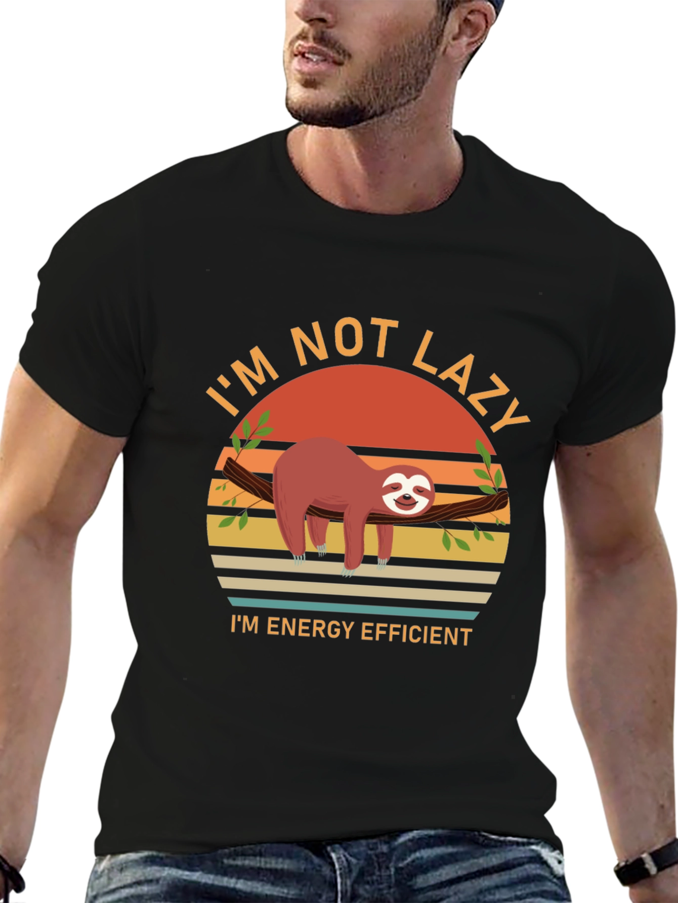 Sloth Energy Efficient Graphic Tee