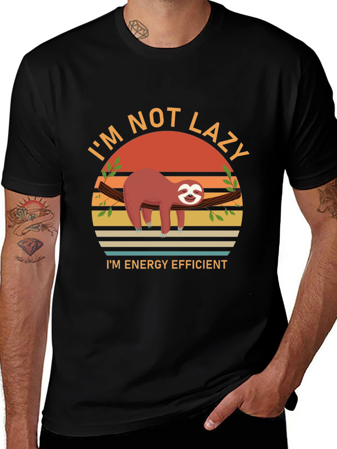 Sloth Energy Efficient Graphic Tee