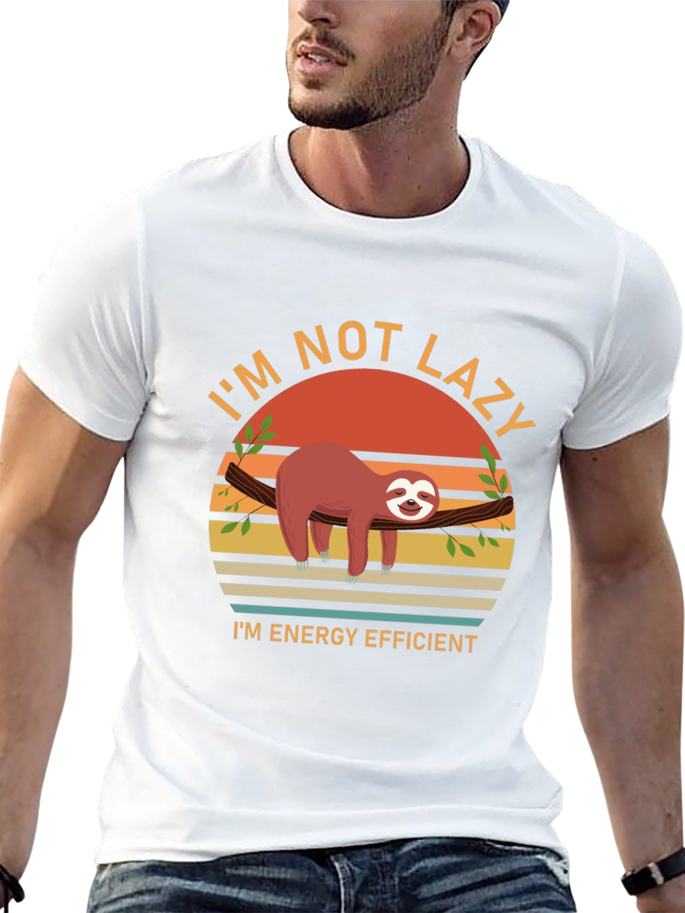 Sloth Energy Efficient Graphic Tee
