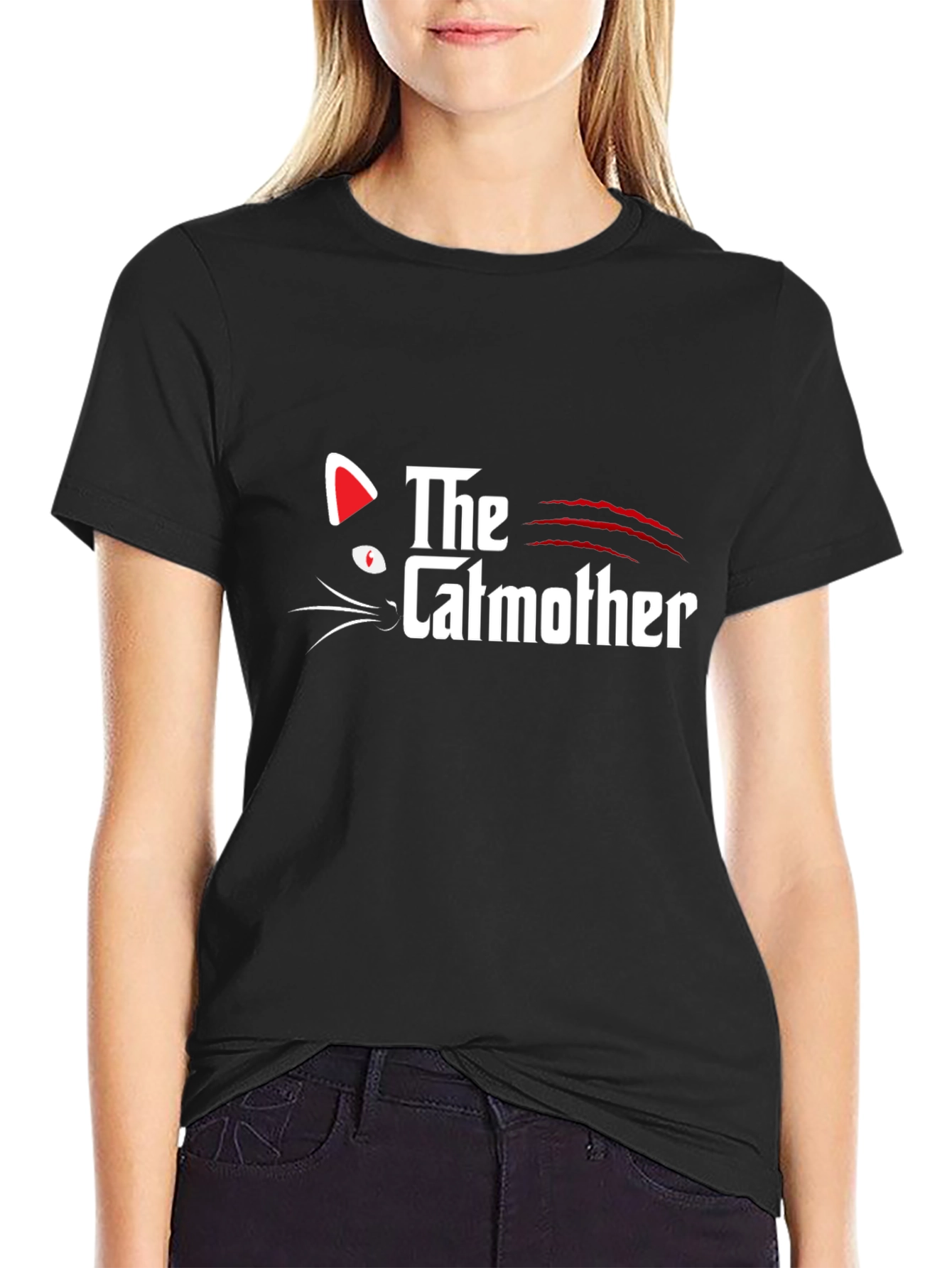 The Catmother T-Shirt - Black