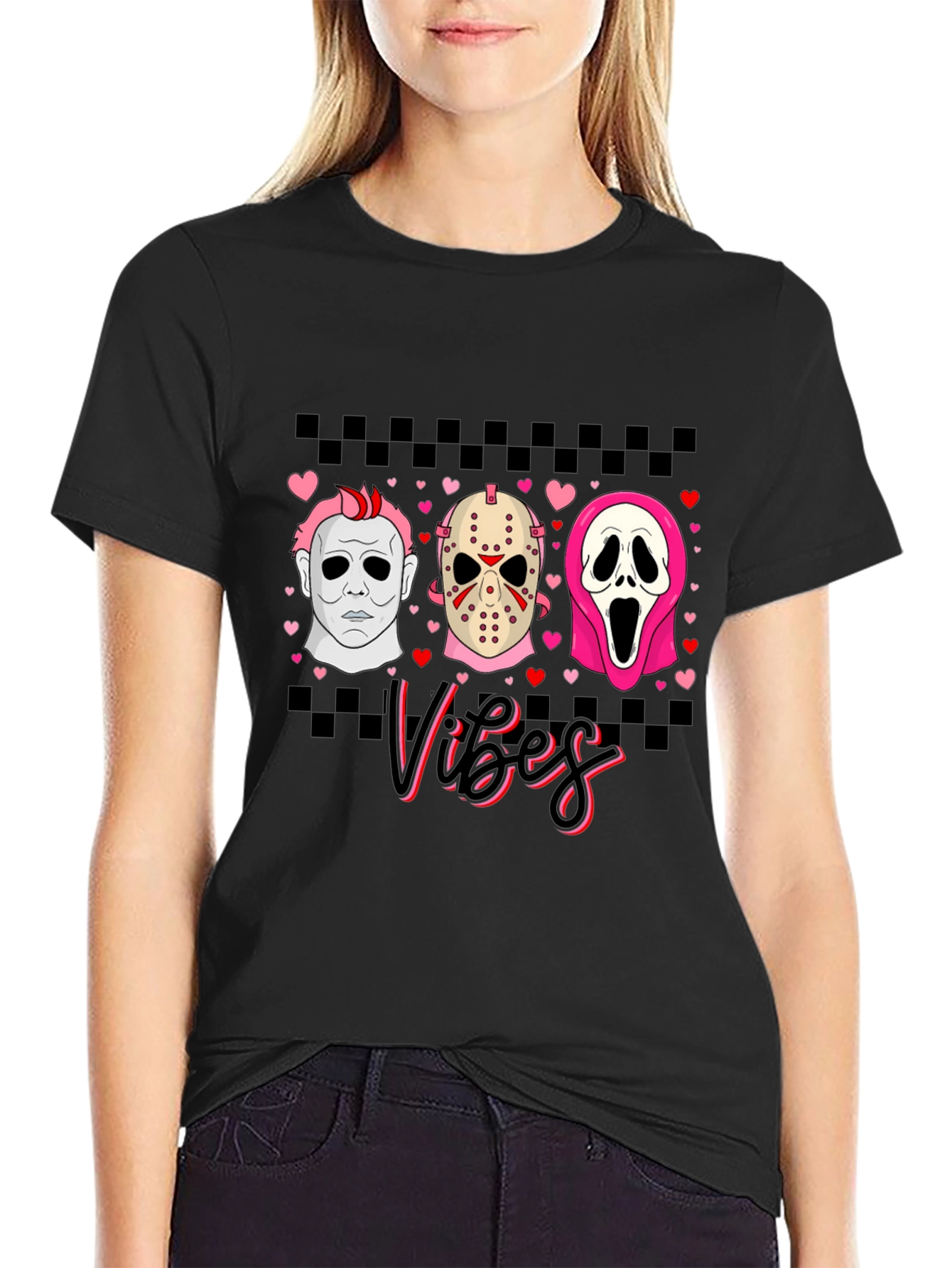 Valentines Horror Movie Vibes T-Shirt