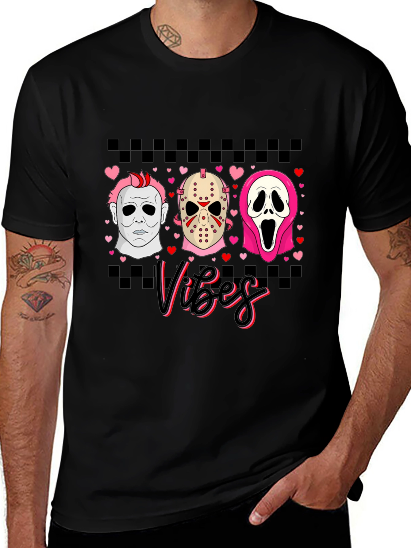 Valentines Horror Movie Vibes T-Shirt