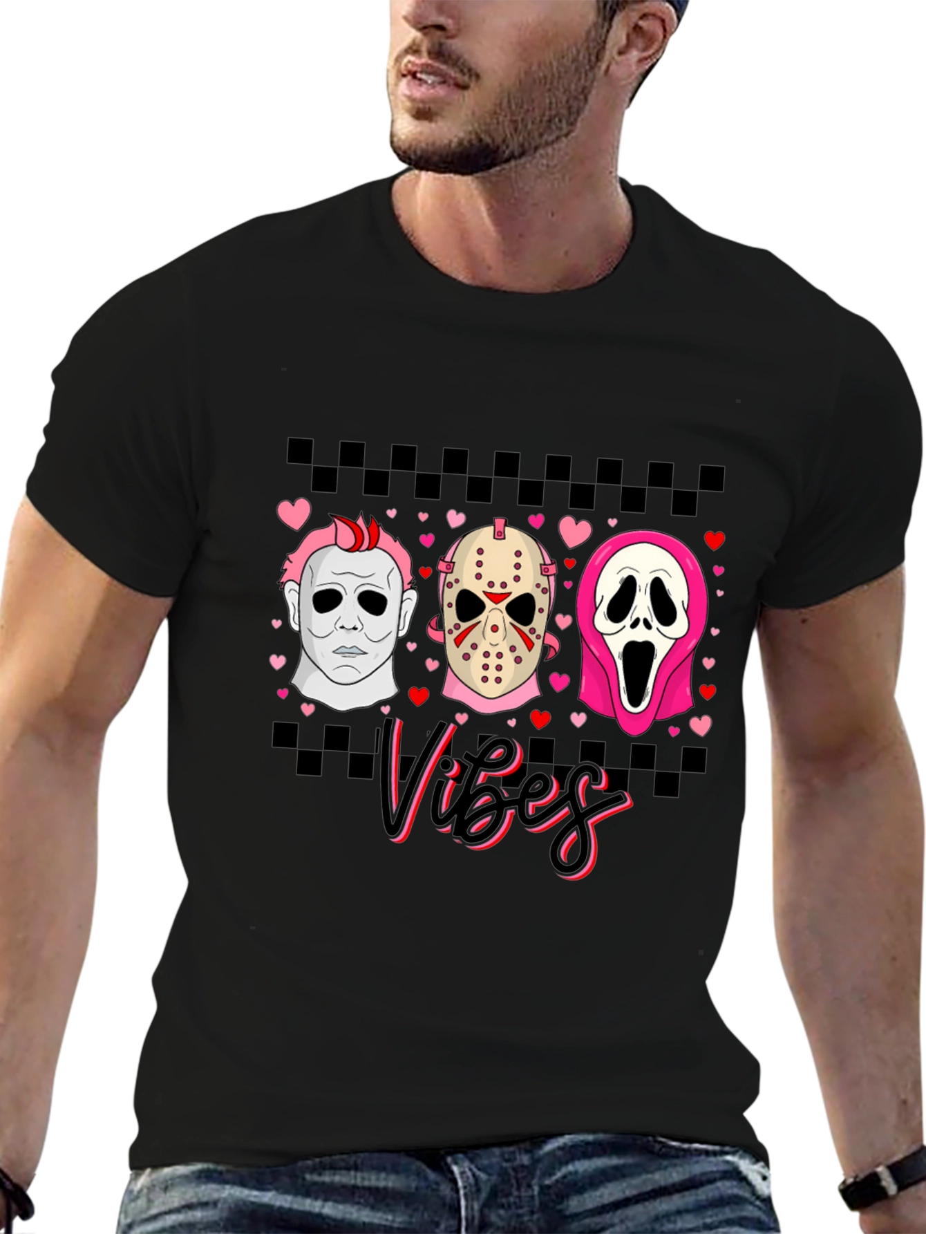 Valentines Horror Movie Vibes T-Shirt