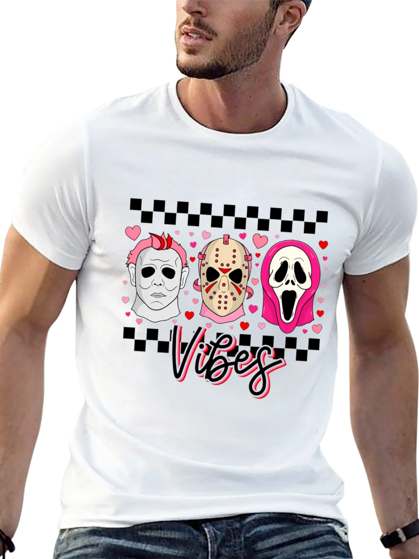 Valentines Horror Movie Vibes T-Shirt