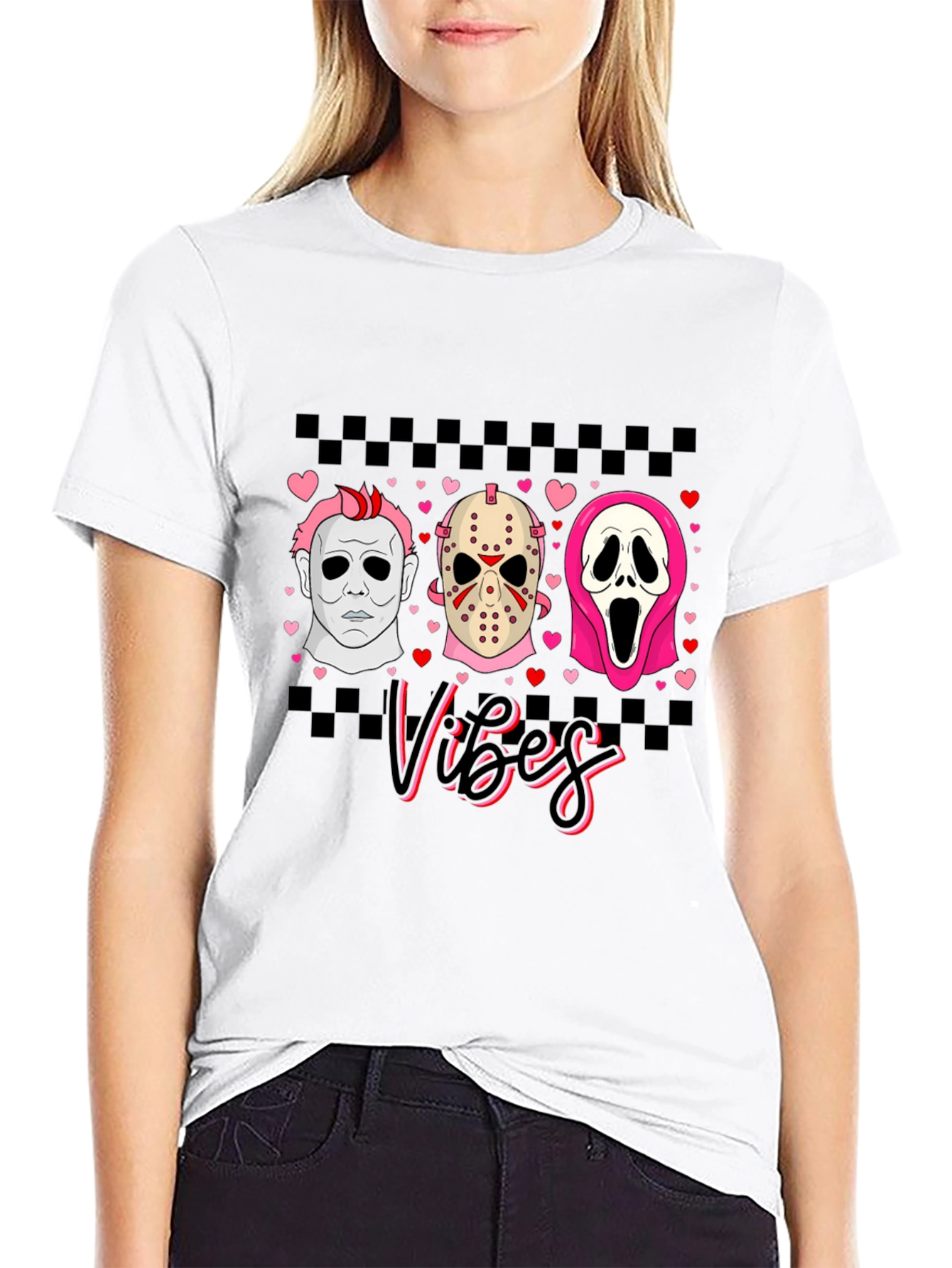 Valentines Horror Movie Vibes T-Shirt