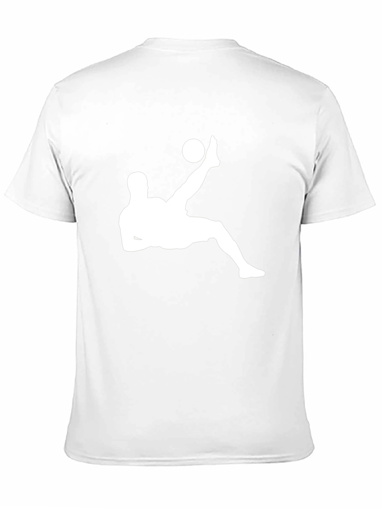 Soccer Kick Graphic Tee - Stylish Mens Black T-Shirt