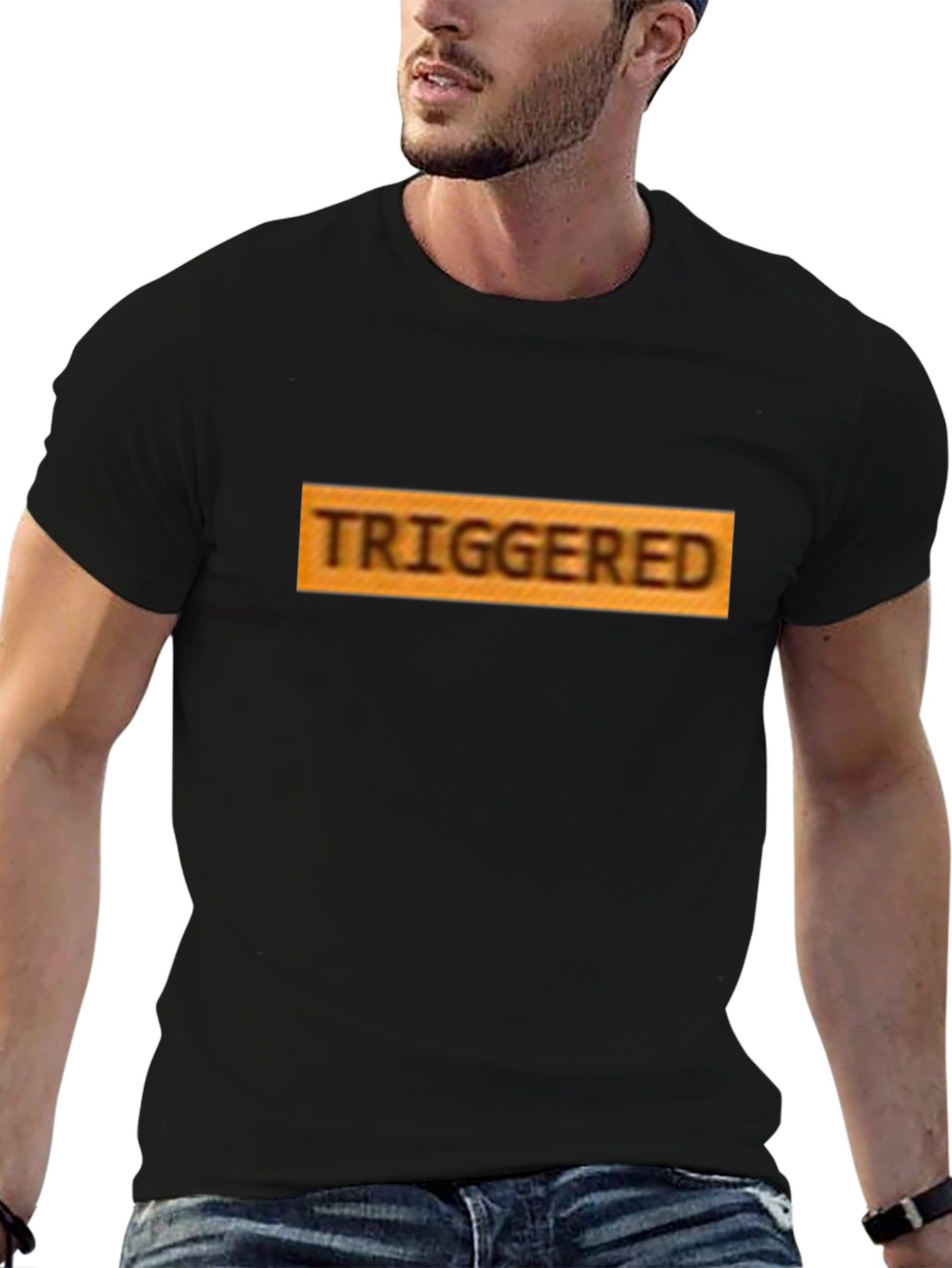 Triggered Graphic Tee - Black Short Sleeve T-Shirt
