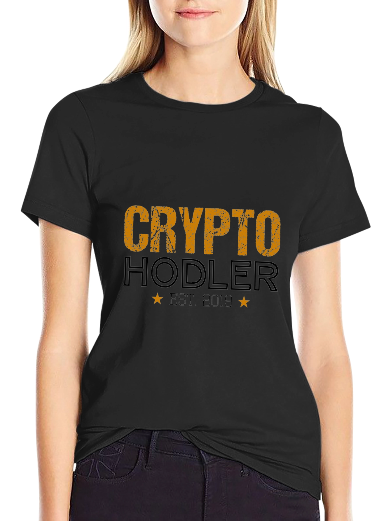 Crypto Hodler Est. 2019 Black T-Shirt