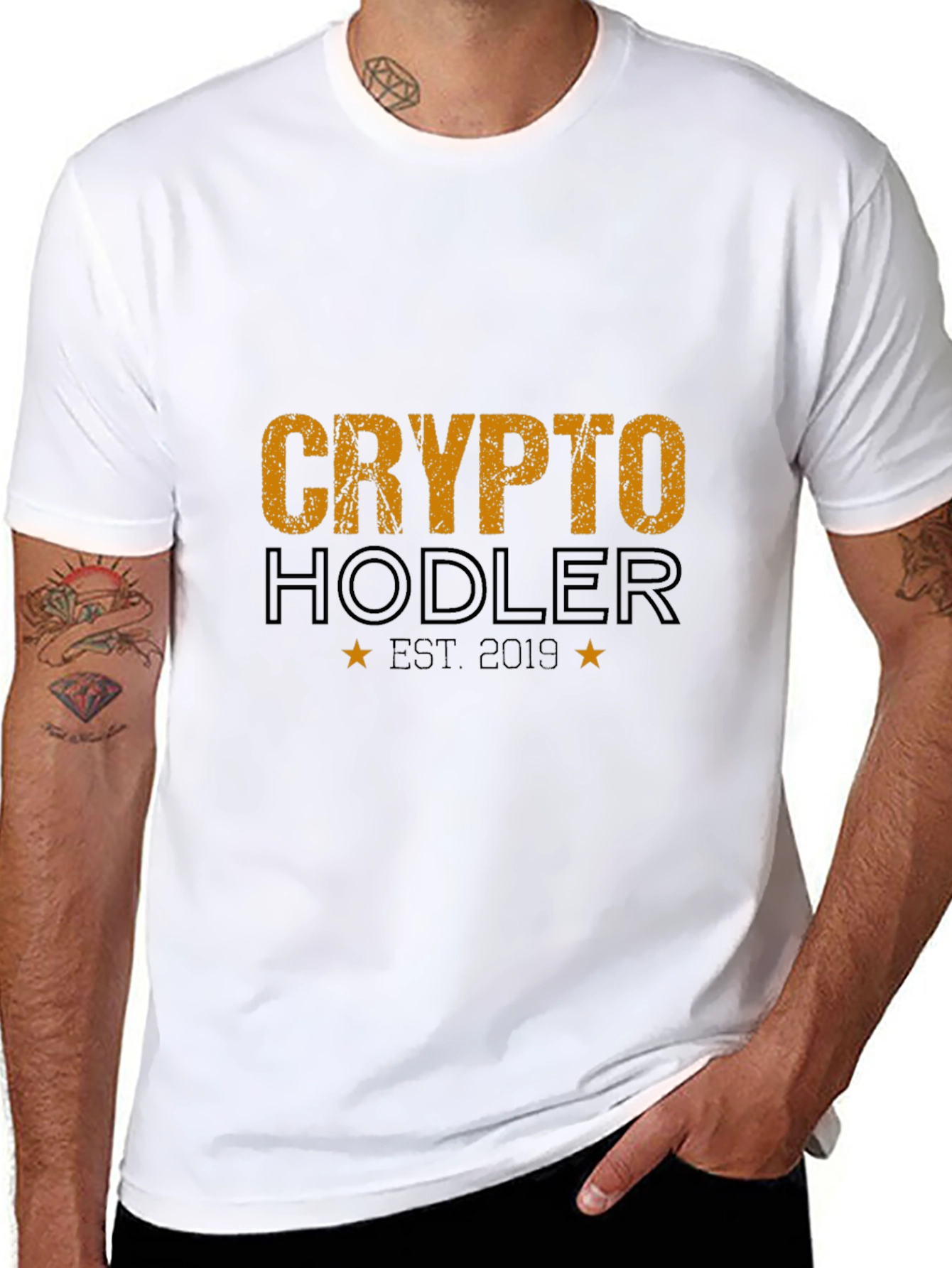 Crypto Hodler Est. 2019 Black T-Shirt