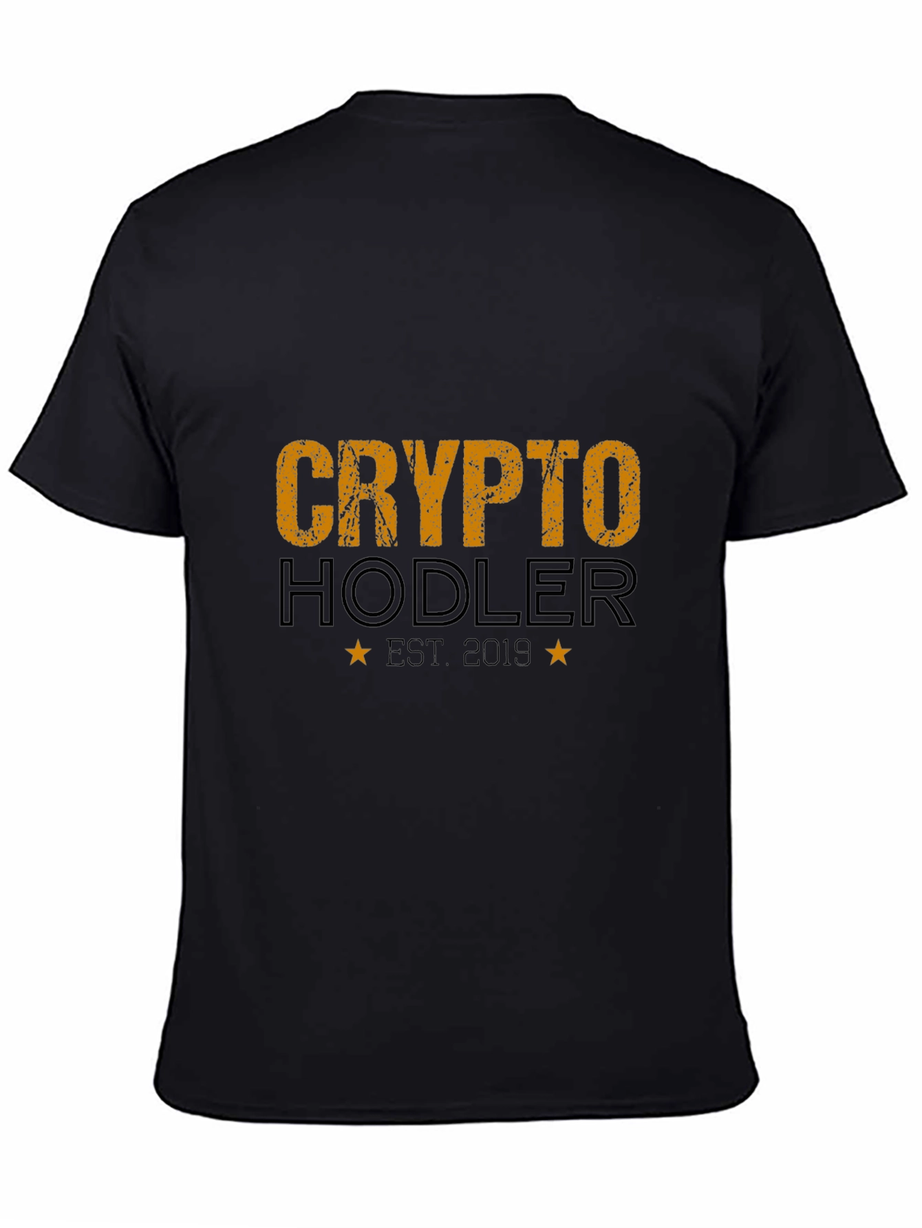 Crypto Hodler Est. 2019 Black T-Shirt