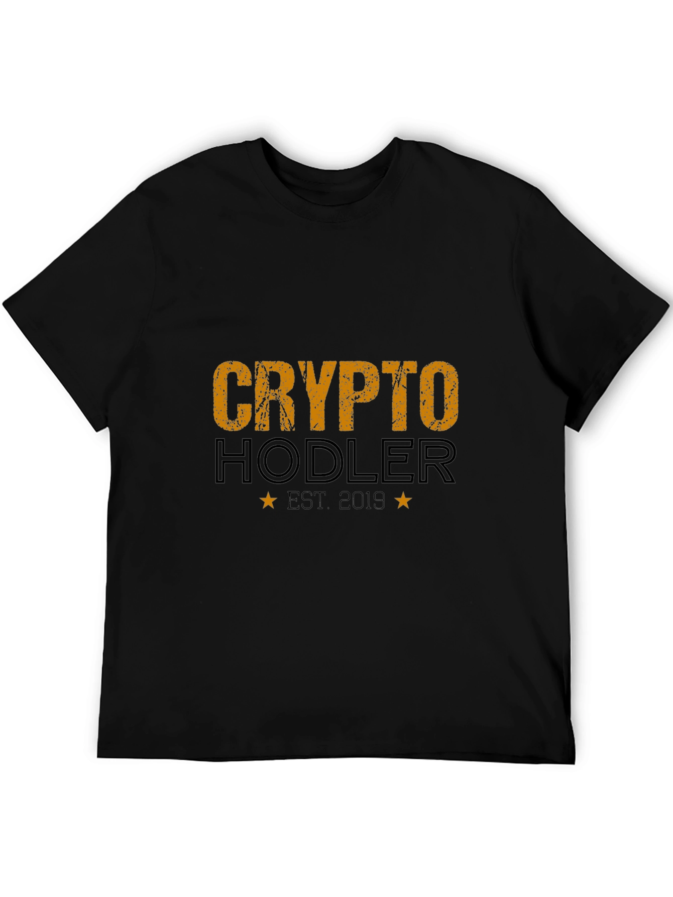 Crypto Hodler Est. 2019 Black T-Shirt