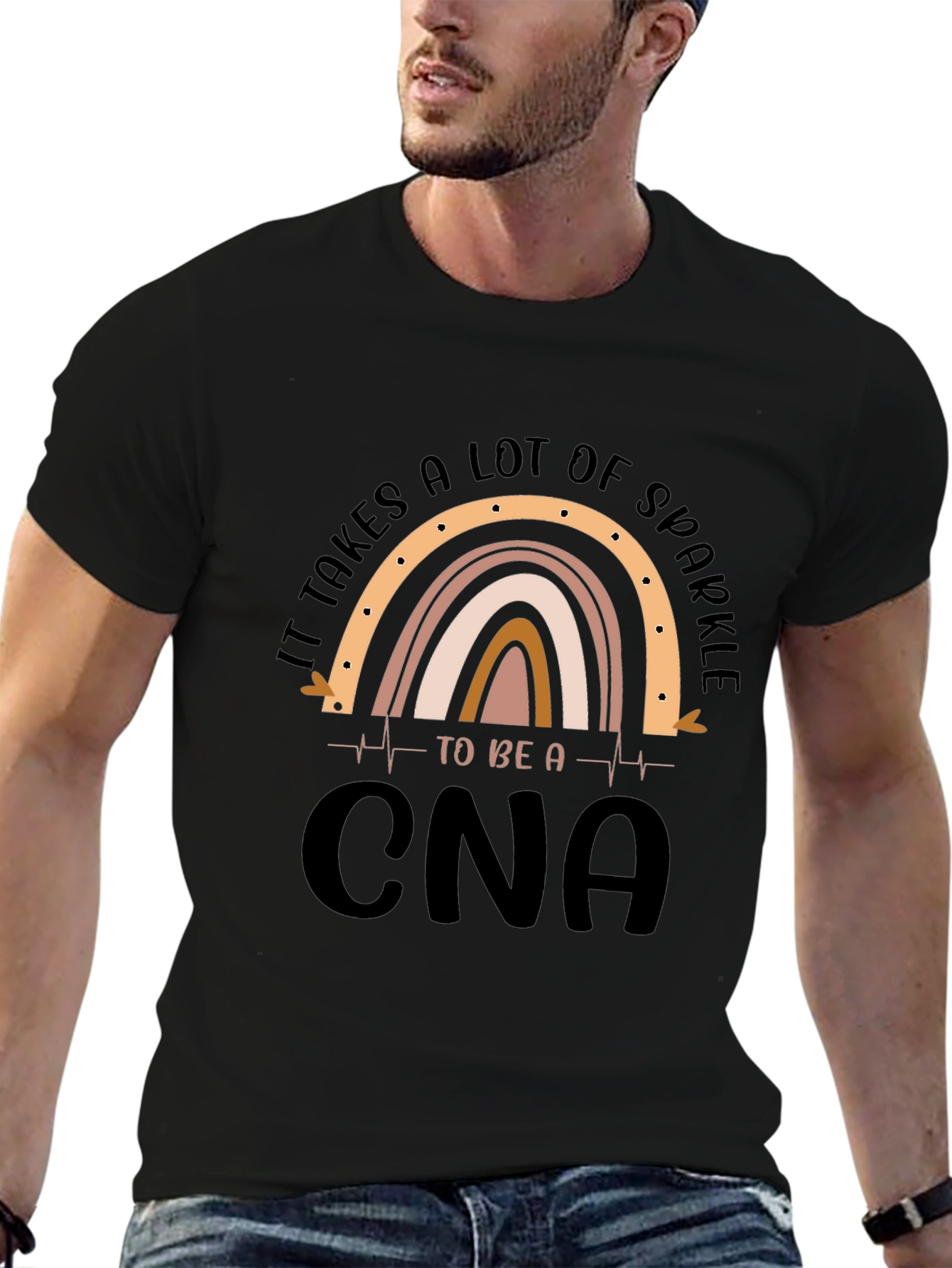 Sparkle CNA T-Shirt - Certified Nursing Assistant Apparel
