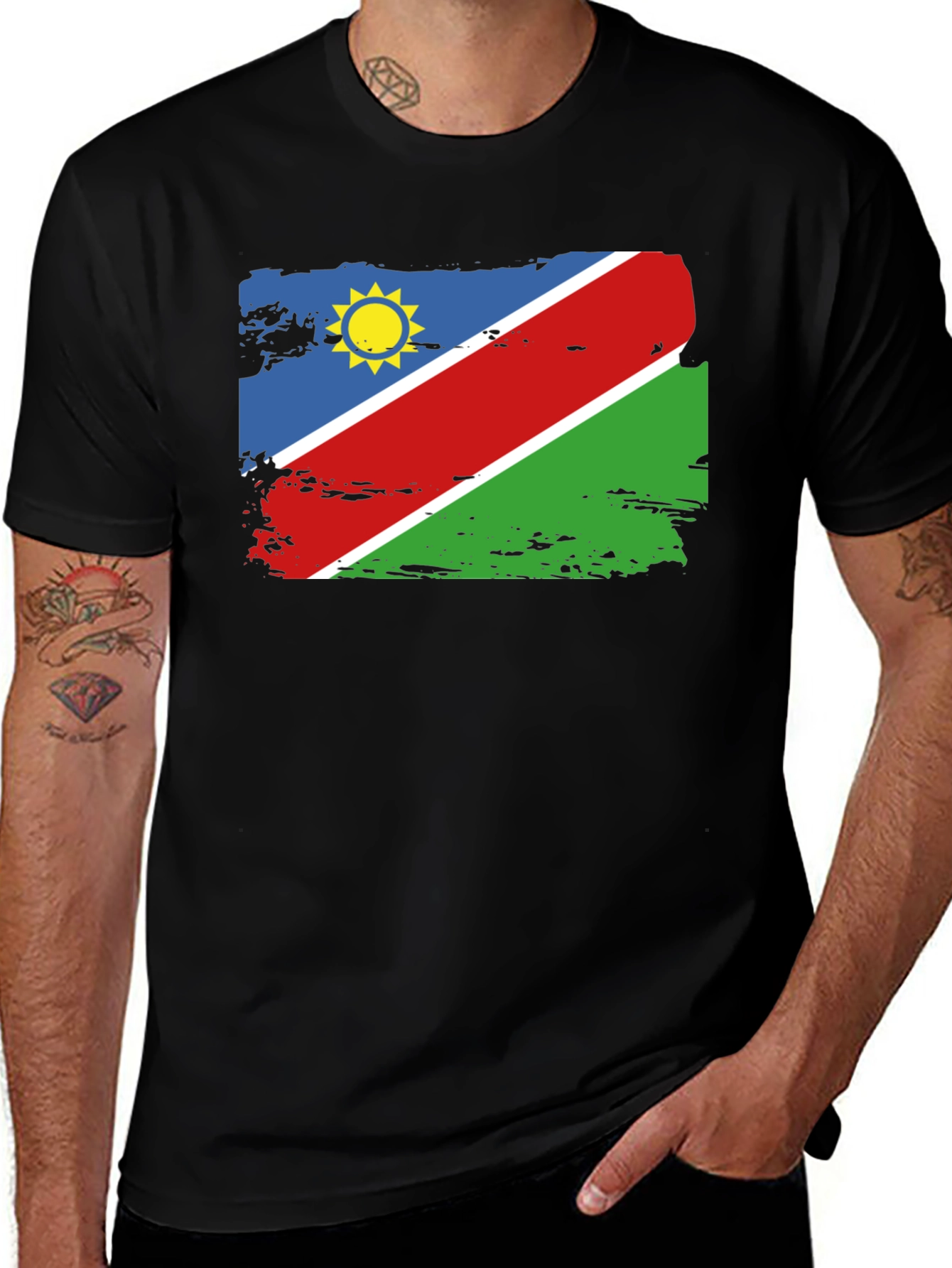 Namibia Flag T-Shirt - Patriotic Tee