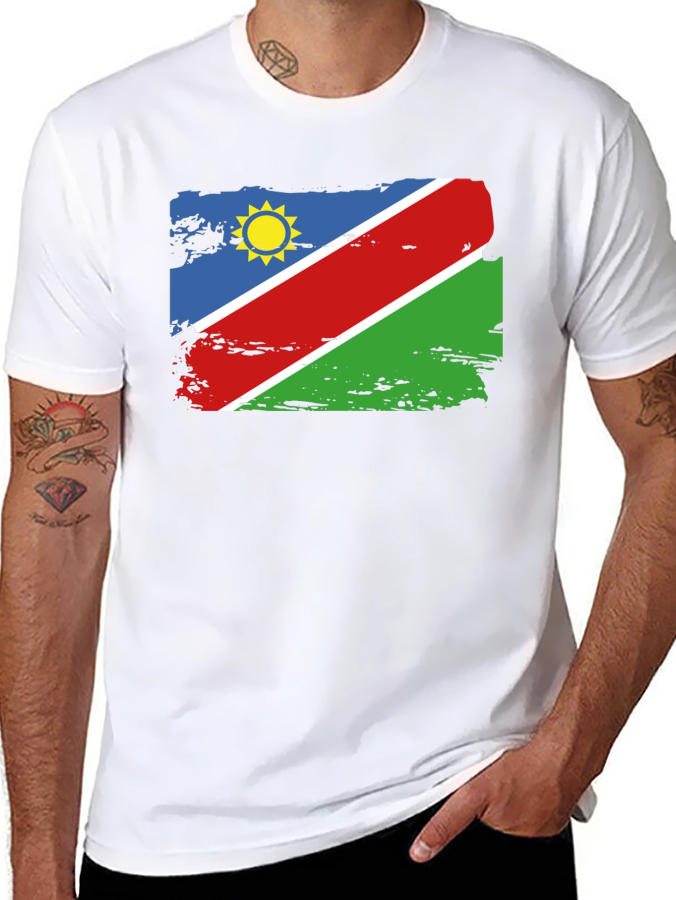 Namibia Flag T-Shirt - Patriotic Tee