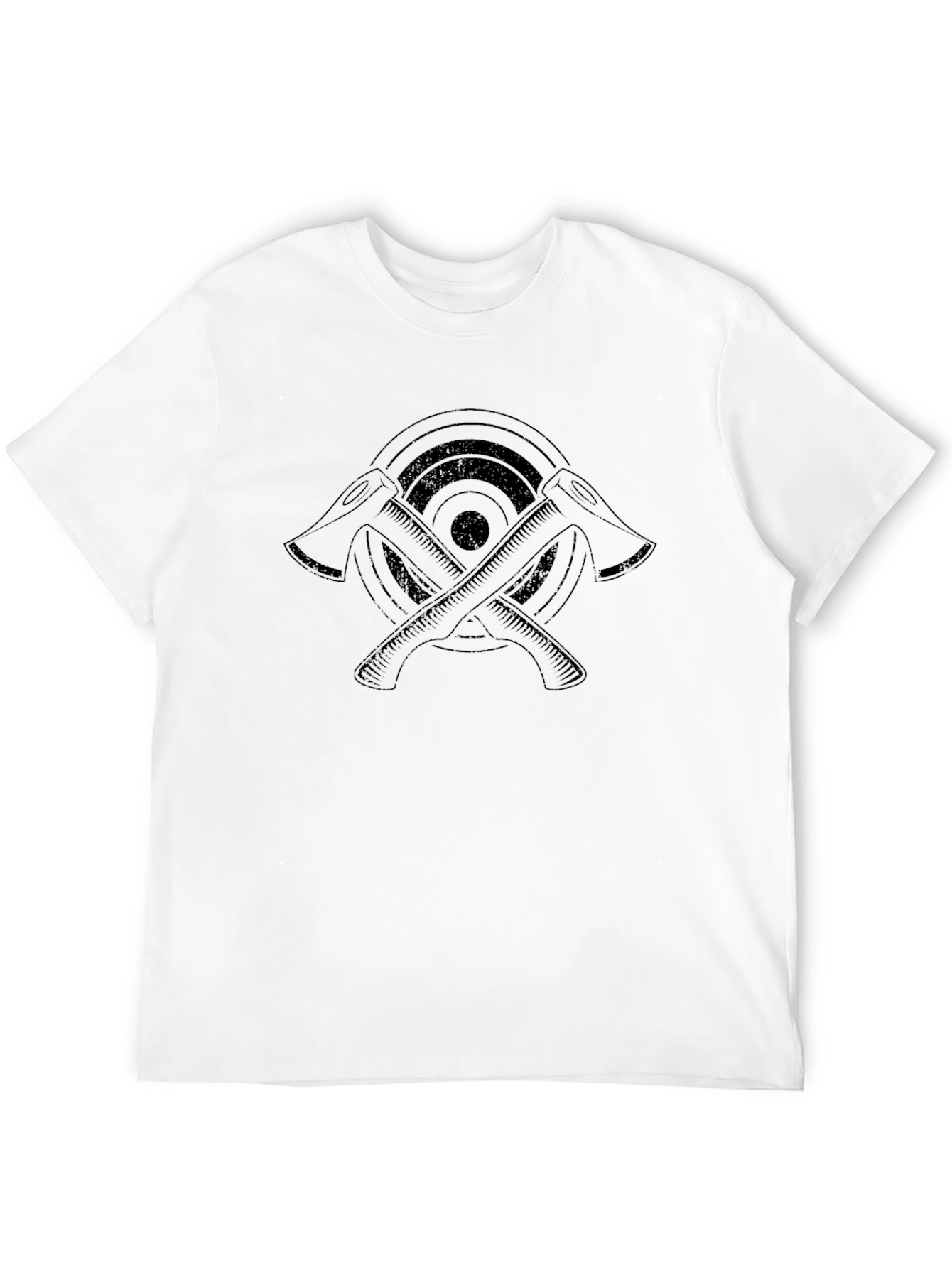 Axe Throwing Target Black Graphic Tee