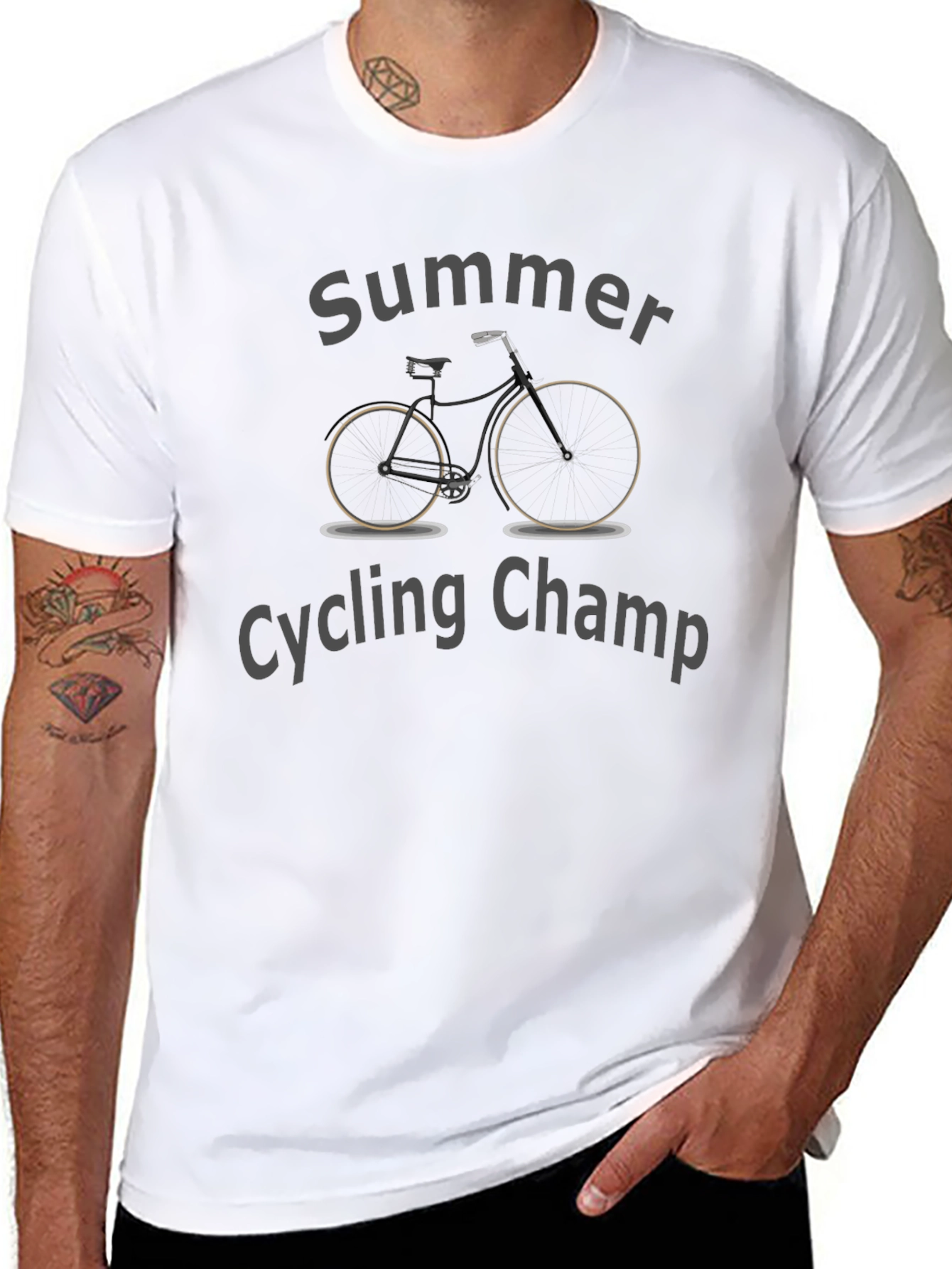 Summer Cycling Champ Graphic Tee