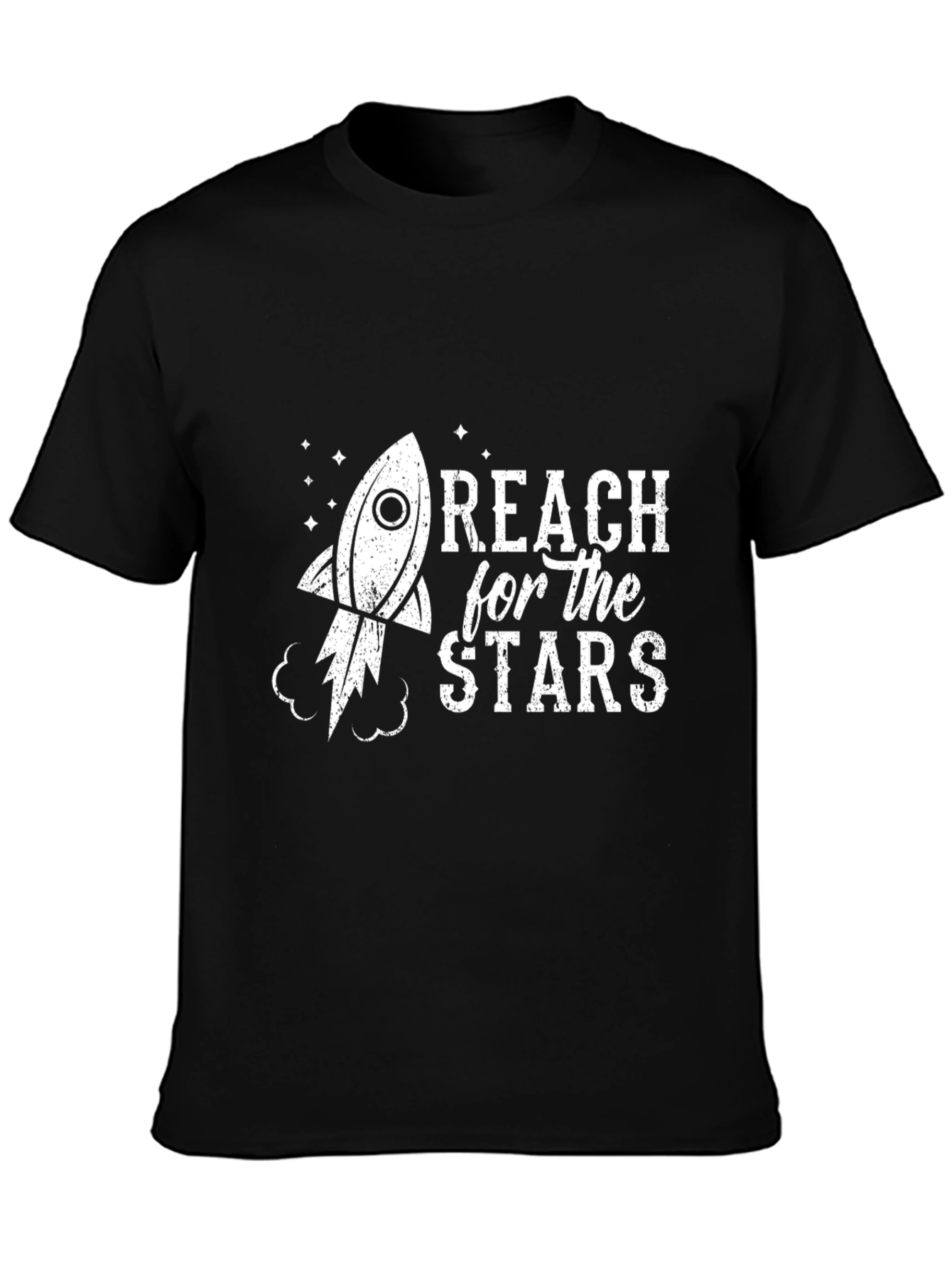 Reach for the Stars Rocket Graphic Tee