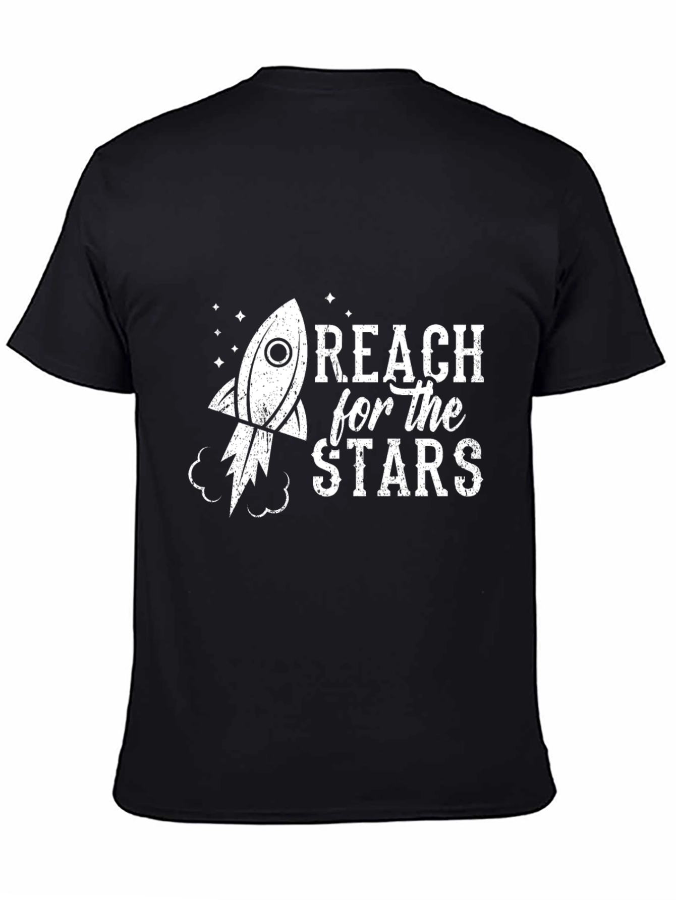 Reach for the Stars Rocket Graphic Tee
