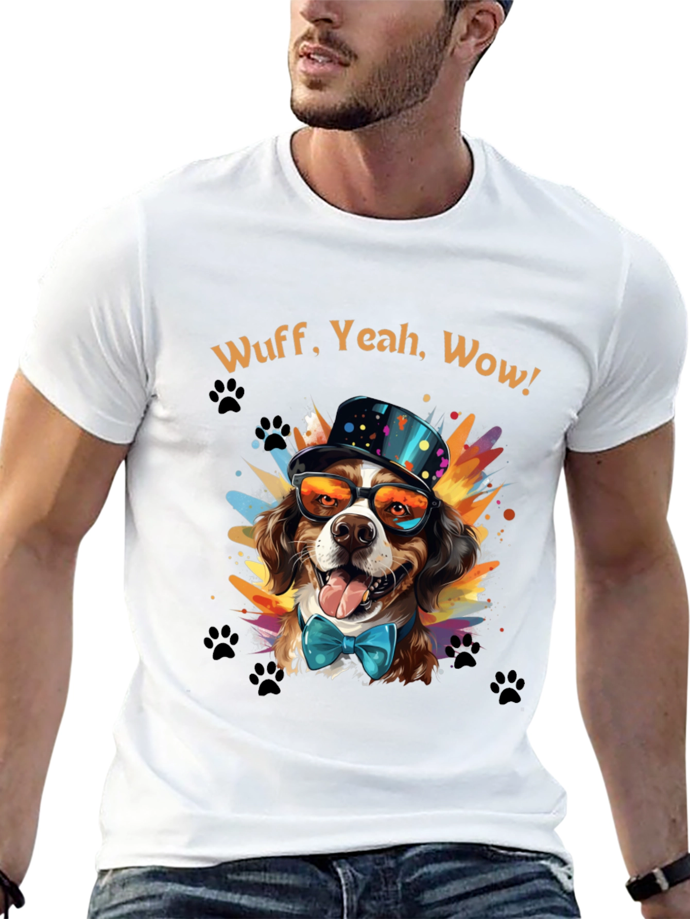 Wuff Yeah Wow Dog T-Shirt