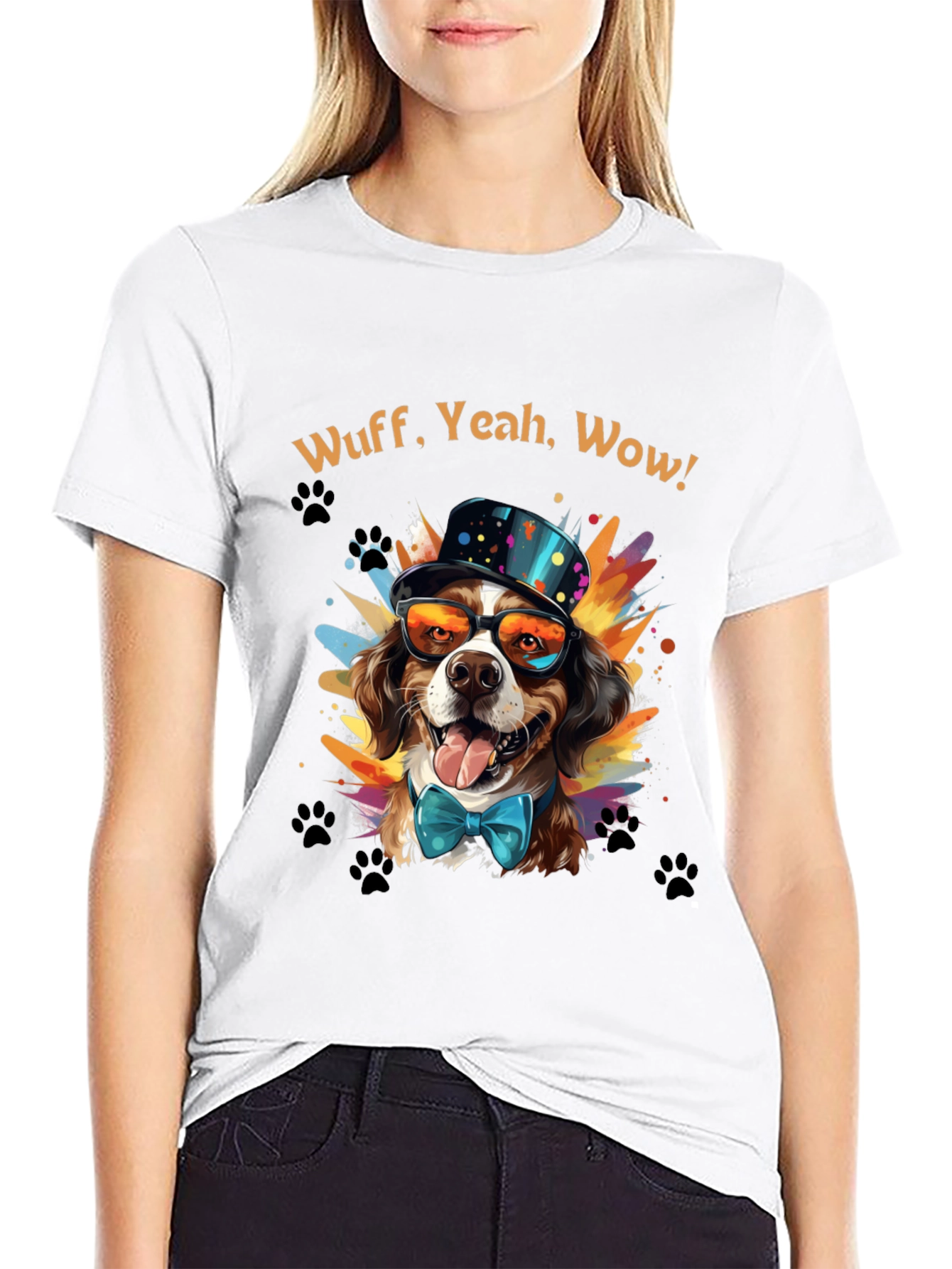 Wuff Yeah Wow Dog T-Shirt