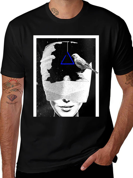 Abstract Graphic Print T-Shirt
