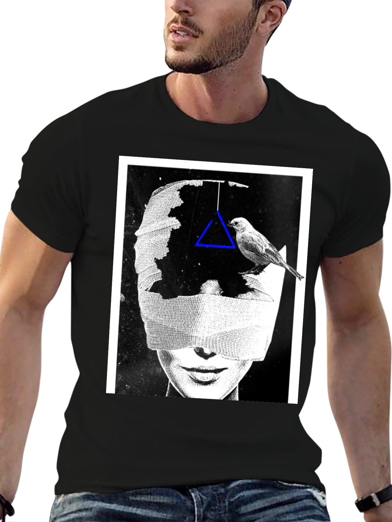 Abstract Graphic Print T-Shirt