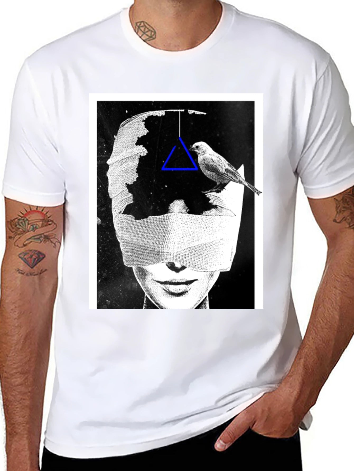 Abstract Graphic Print T-Shirt