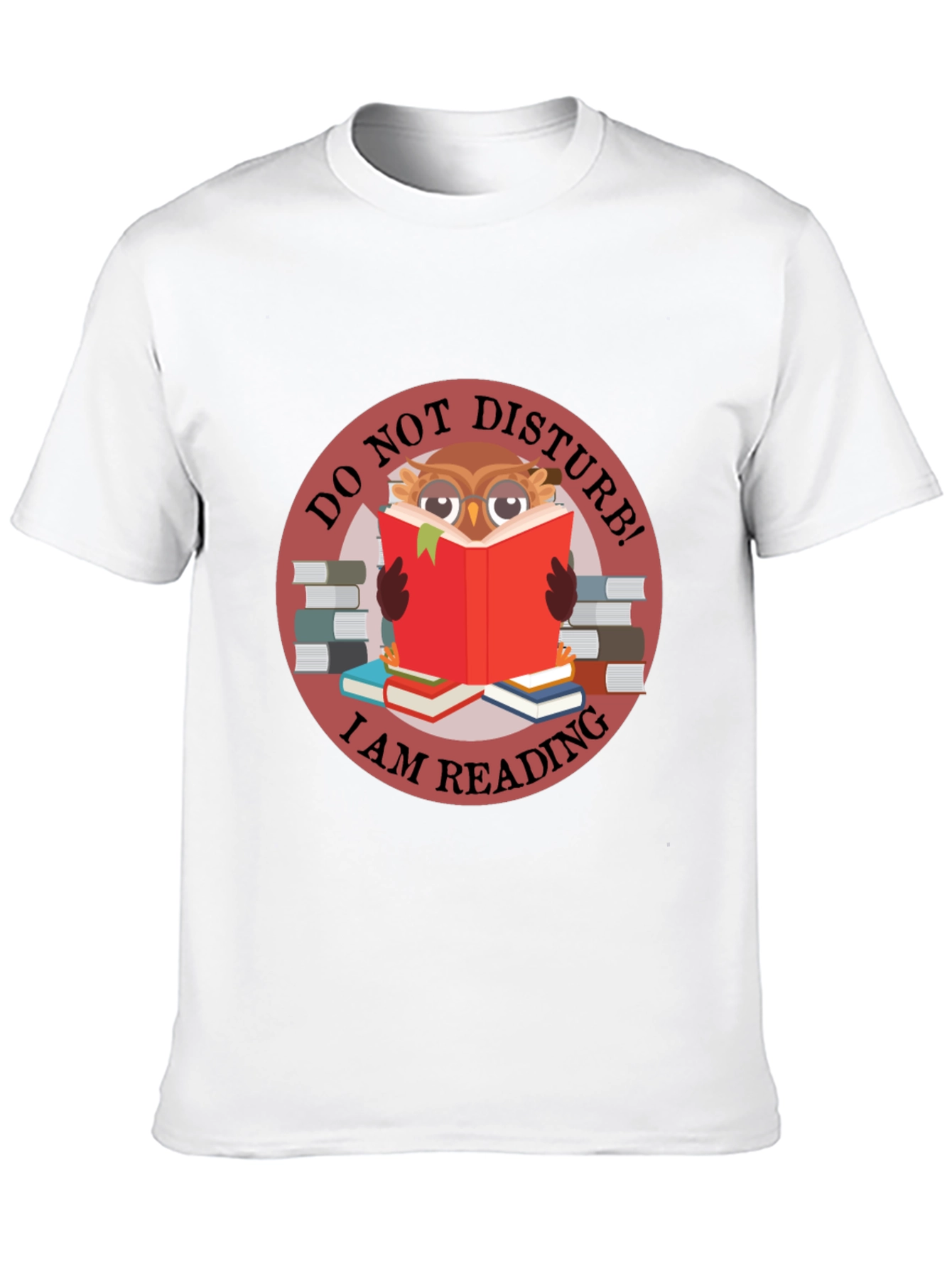 Do Not Disturb Owl Reading T-Shirt