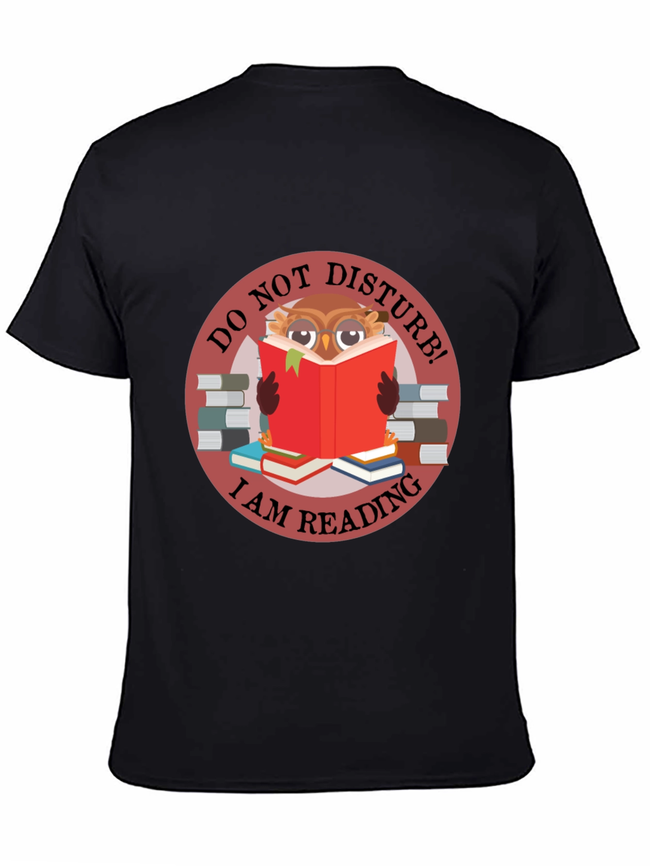 Do Not Disturb Owl Reading T-Shirt