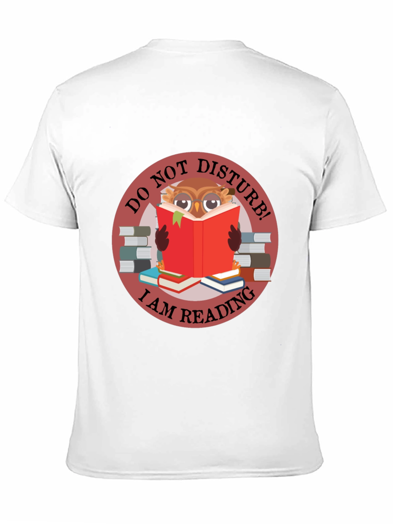 Do Not Disturb Owl Reading T-Shirt