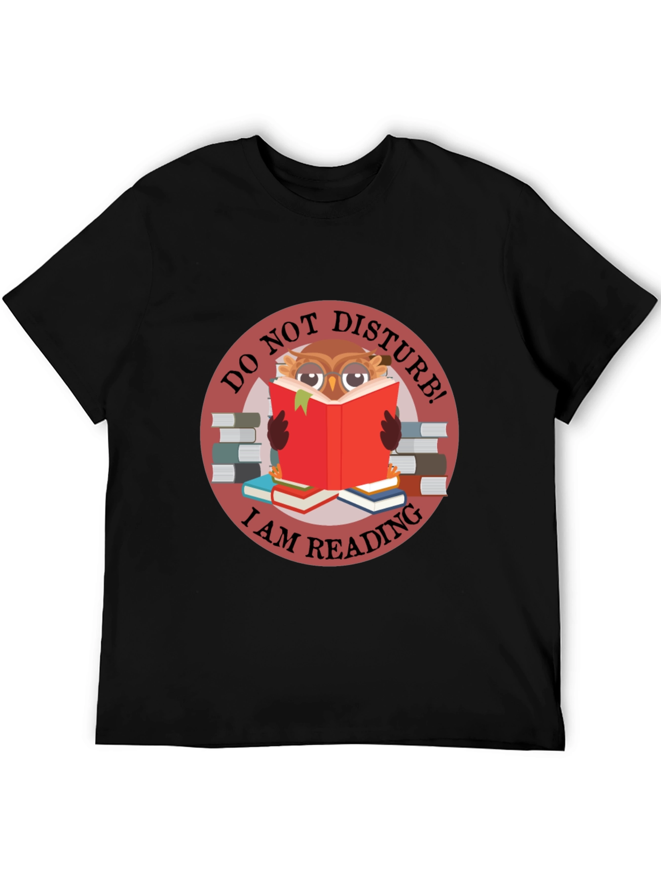 Do Not Disturb Owl Reading T-Shirt