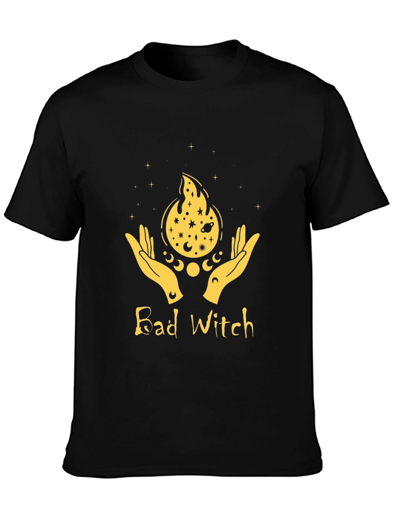 Bad Witch Graphic Tee - Unisex Black T-Shirt