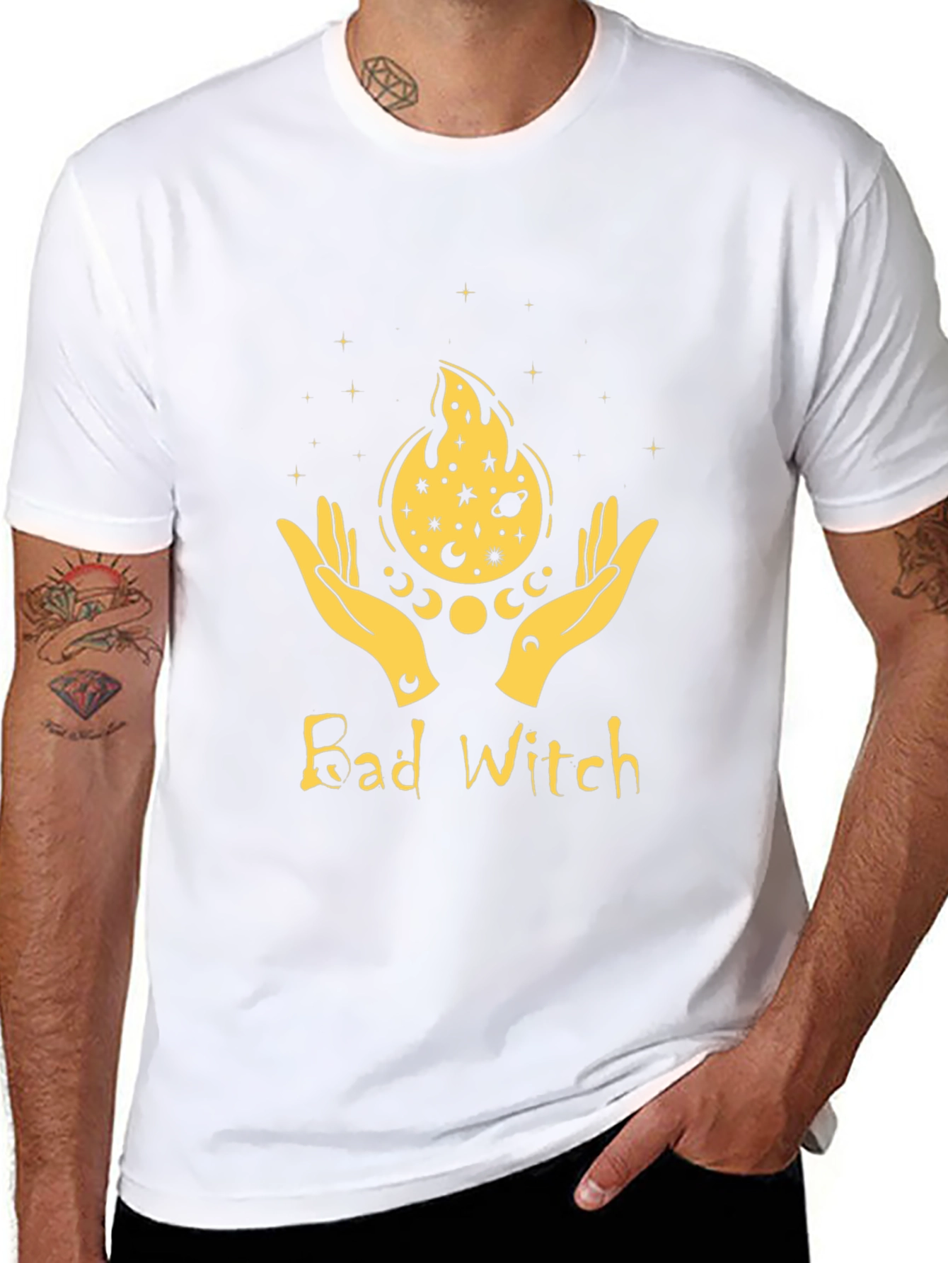 Bad Witch Graphic Tee - Unisex Black T-Shirt