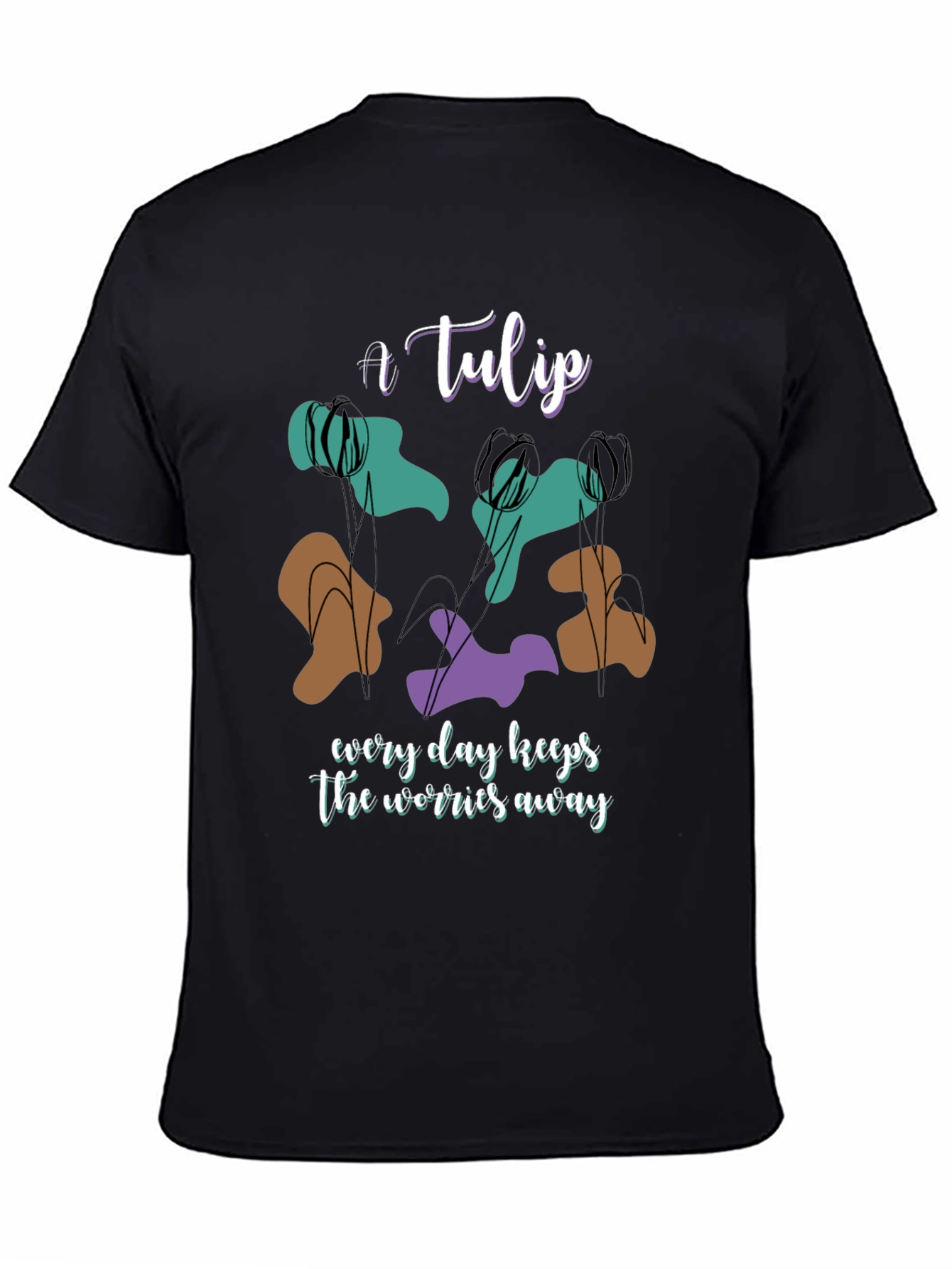 A Tulip Graphic Tee - Everyday Comfort