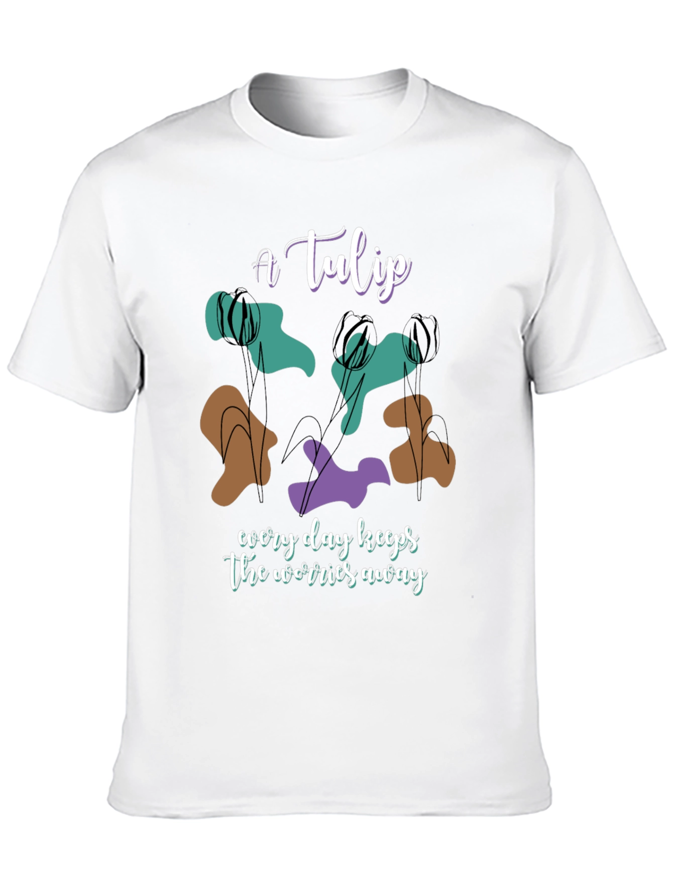 A Tulip Graphic Tee - Everyday Comfort