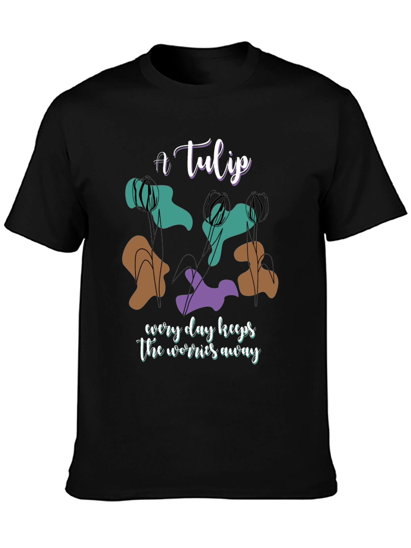 A Tulip Graphic Tee - Everyday Comfort