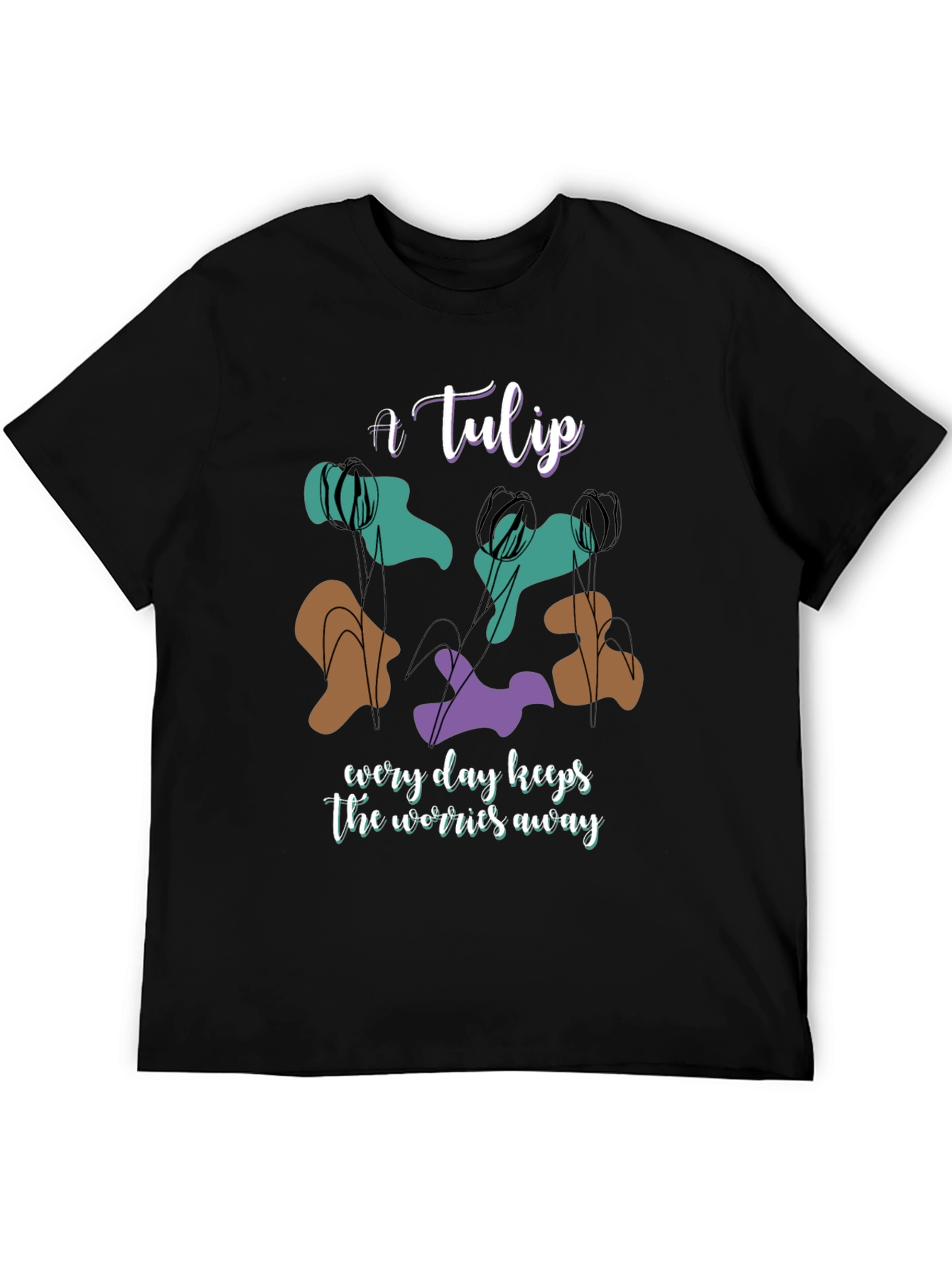 A Tulip Graphic Tee - Everyday Comfort
